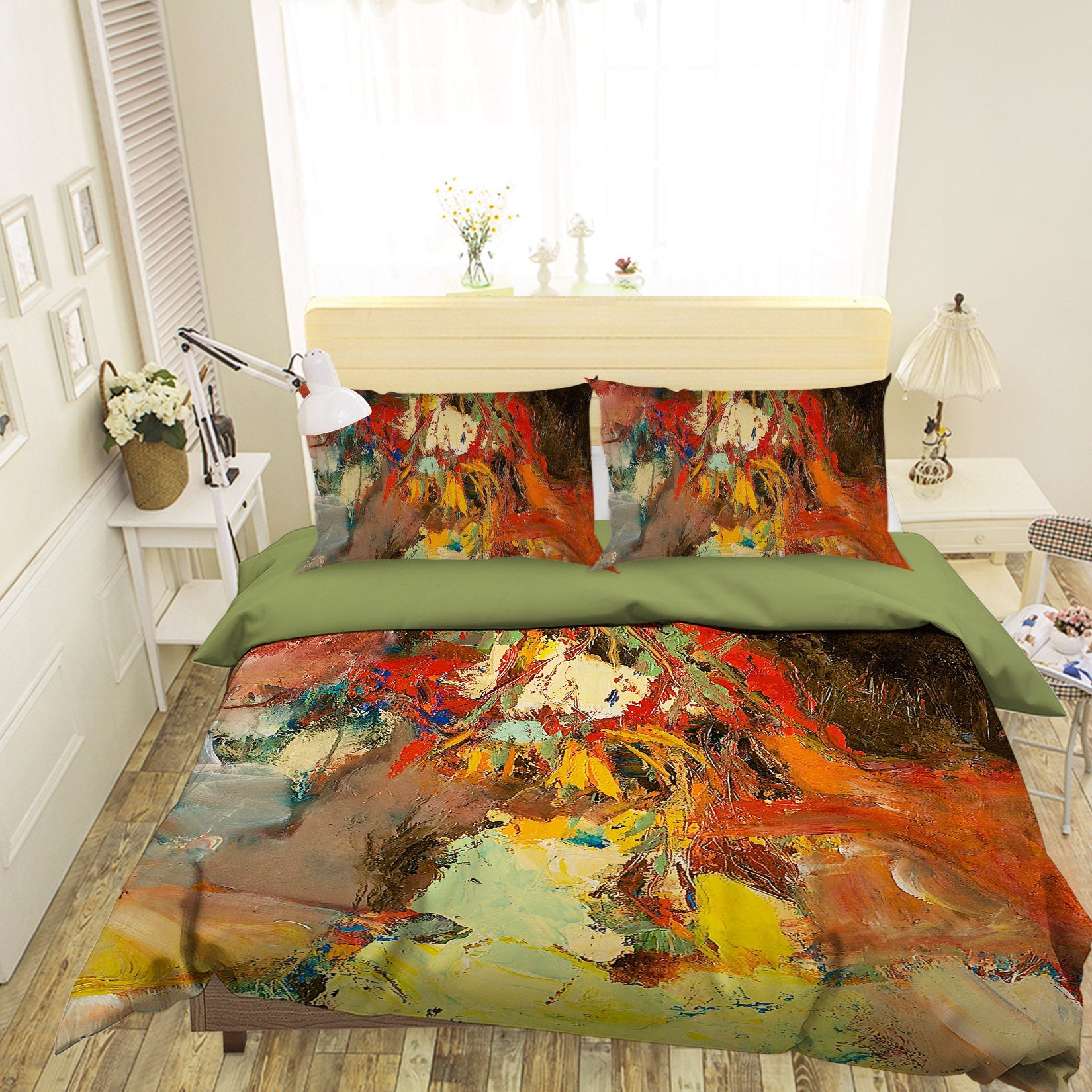 3D Painted Art 101 Allan P. Friedlander Bedding Bed Pillowcases Quilt