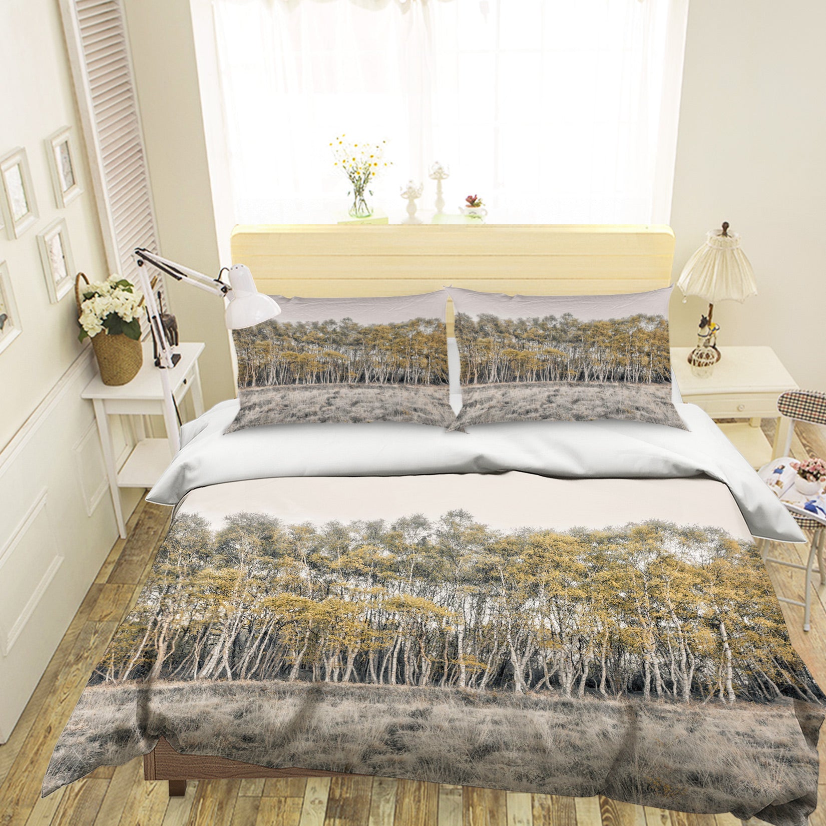 3D Lush Forest 1057 Assaf Frank Bedding Bed Pillowcases Quilt