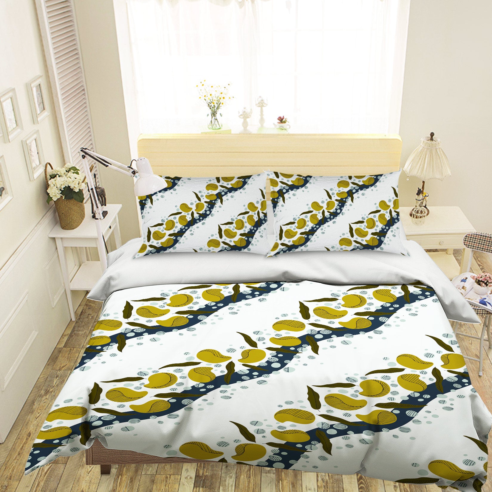 3D Beans Pattern 109147 Kashmira Jayaprakash Bedding Bed Pillowcases Quilt