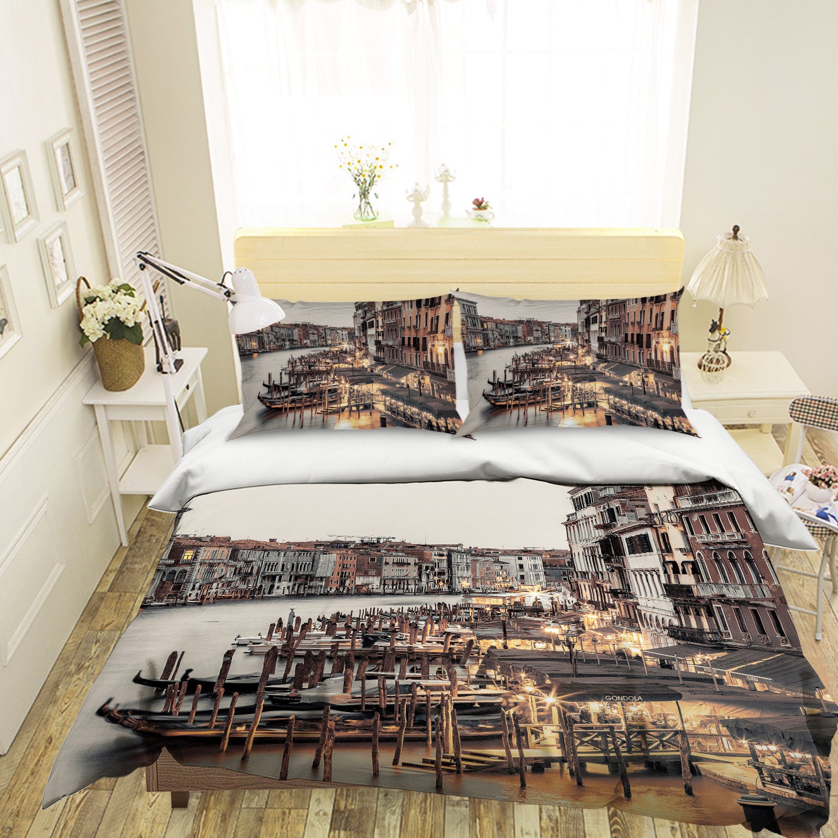 3D Venice City 7114 Assaf Frank Bedding Bed Pillowcases Quilt Cover Duvet Cover