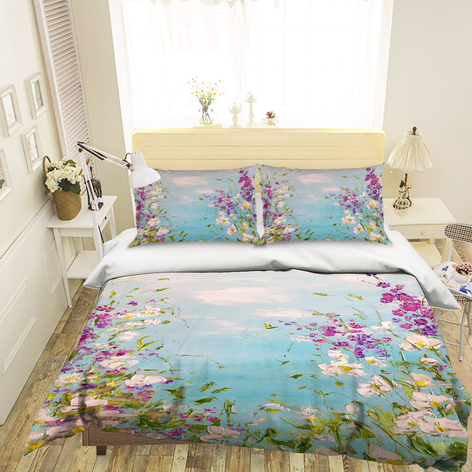 3D Paint Flower Sky 538 Skromova Marina Bedding Bed Pillowcases Quilt
