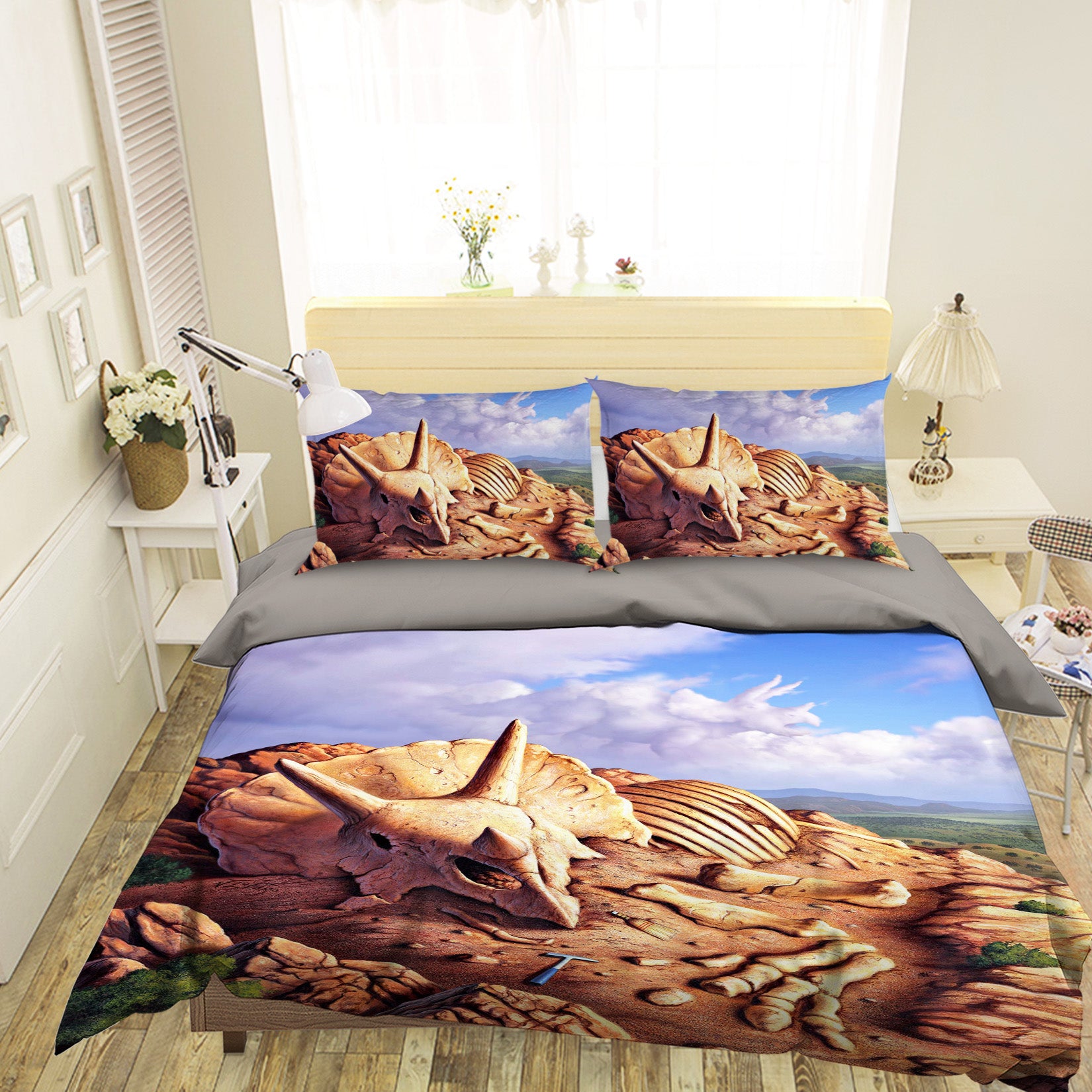 3D Dino Dig 2117 Jerry LoFaro bedding Bed Pillowcases Quilt