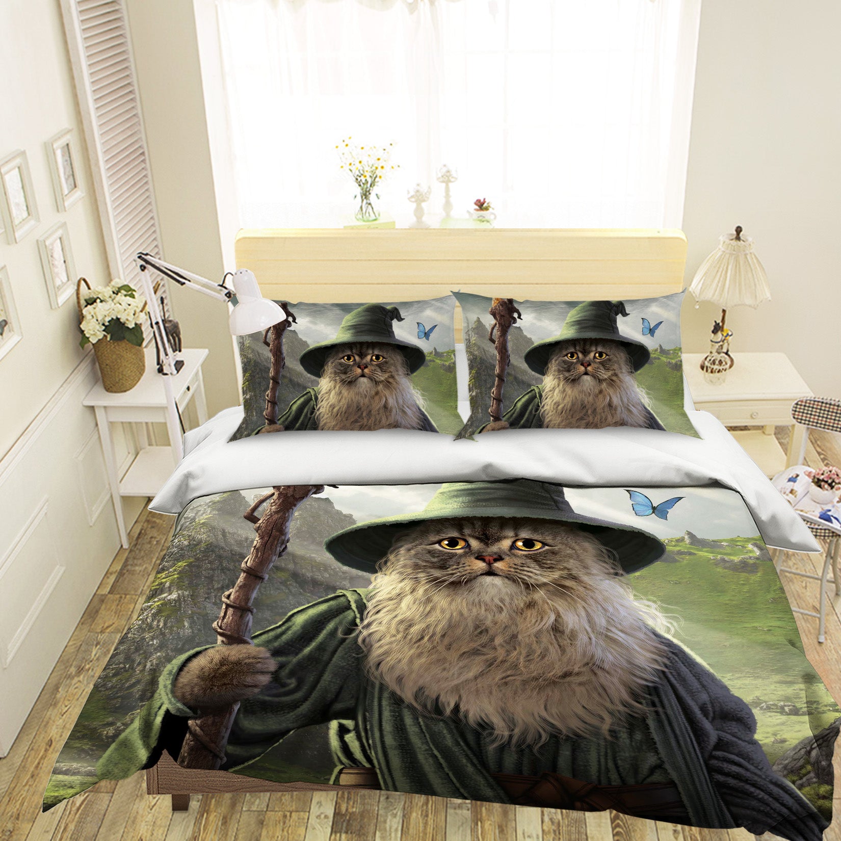 3D Catdalf Def 027 Bed Pillowcases Quilt Exclusive Designer Vincent