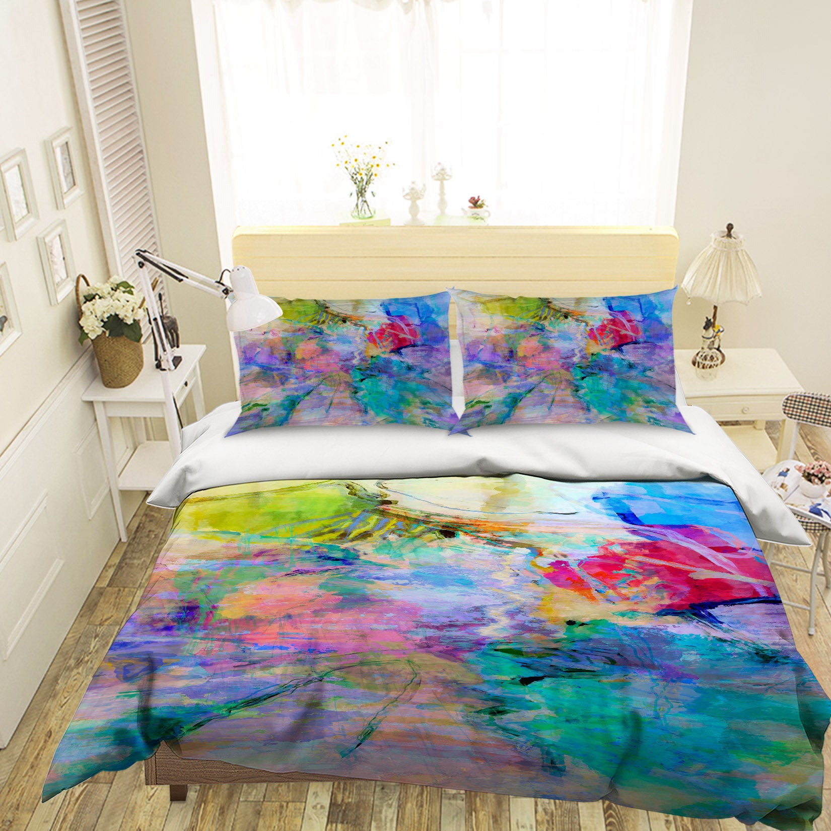 3D Color Wave 1026 Michael Tienhaara Bedding Bed Pillowcases Quilt