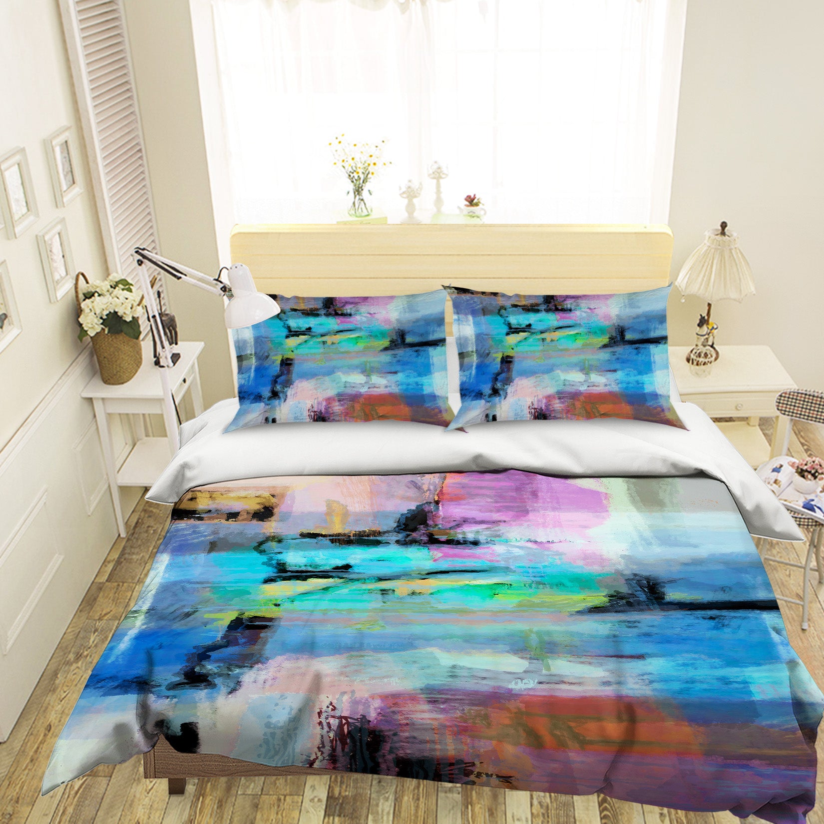 3D Gradient Color Painting 1019 Michael Tienhaara Bedding Bed Pillowcases Quilt