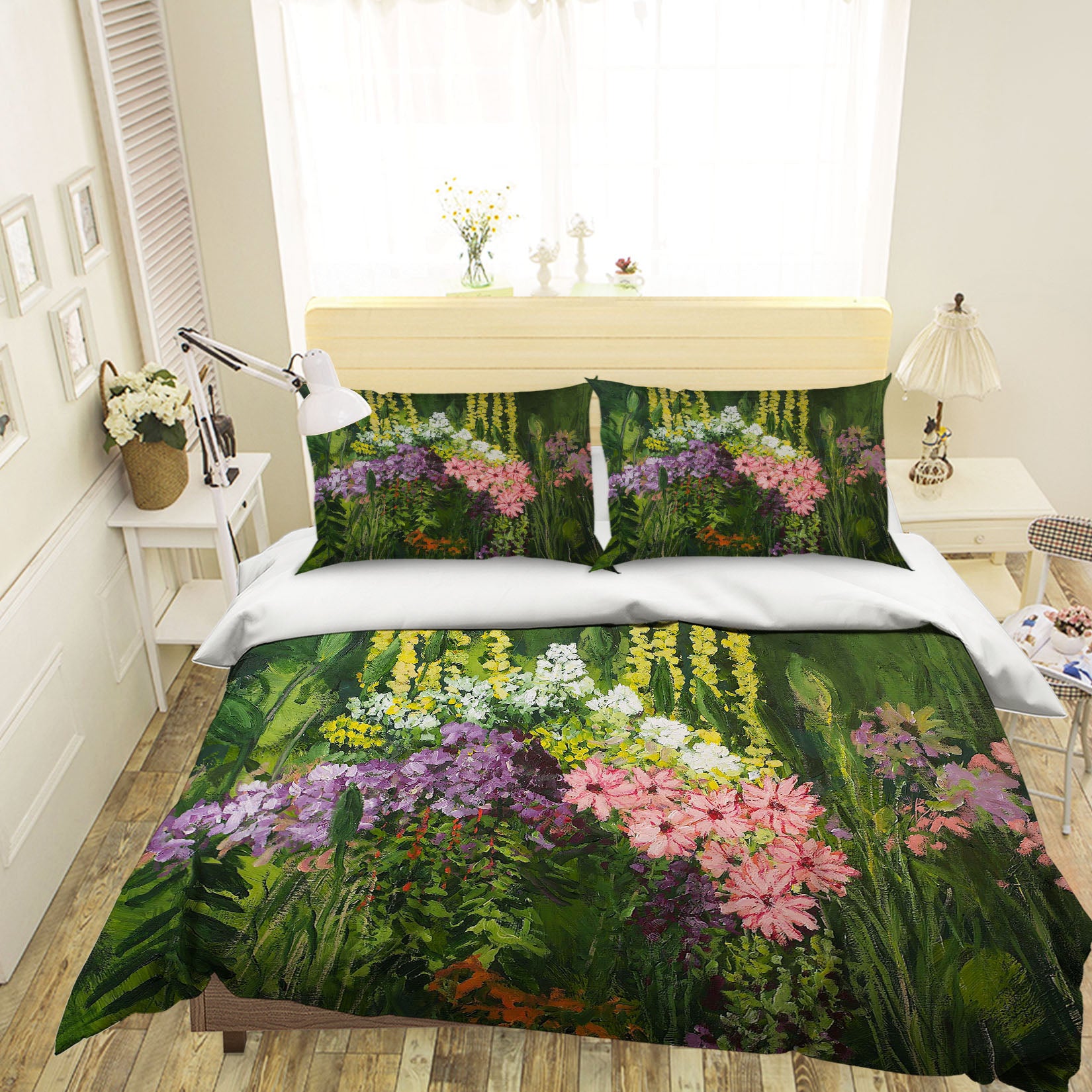 3D Flower Dance 1036 Allan P. Friedlander Bedding Bed Pillowcases Quilt