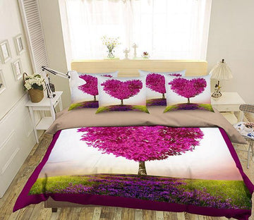 3D Love Tree 168 Bed Pillowcases Quilt Wallpaper AJ Wallpaper 