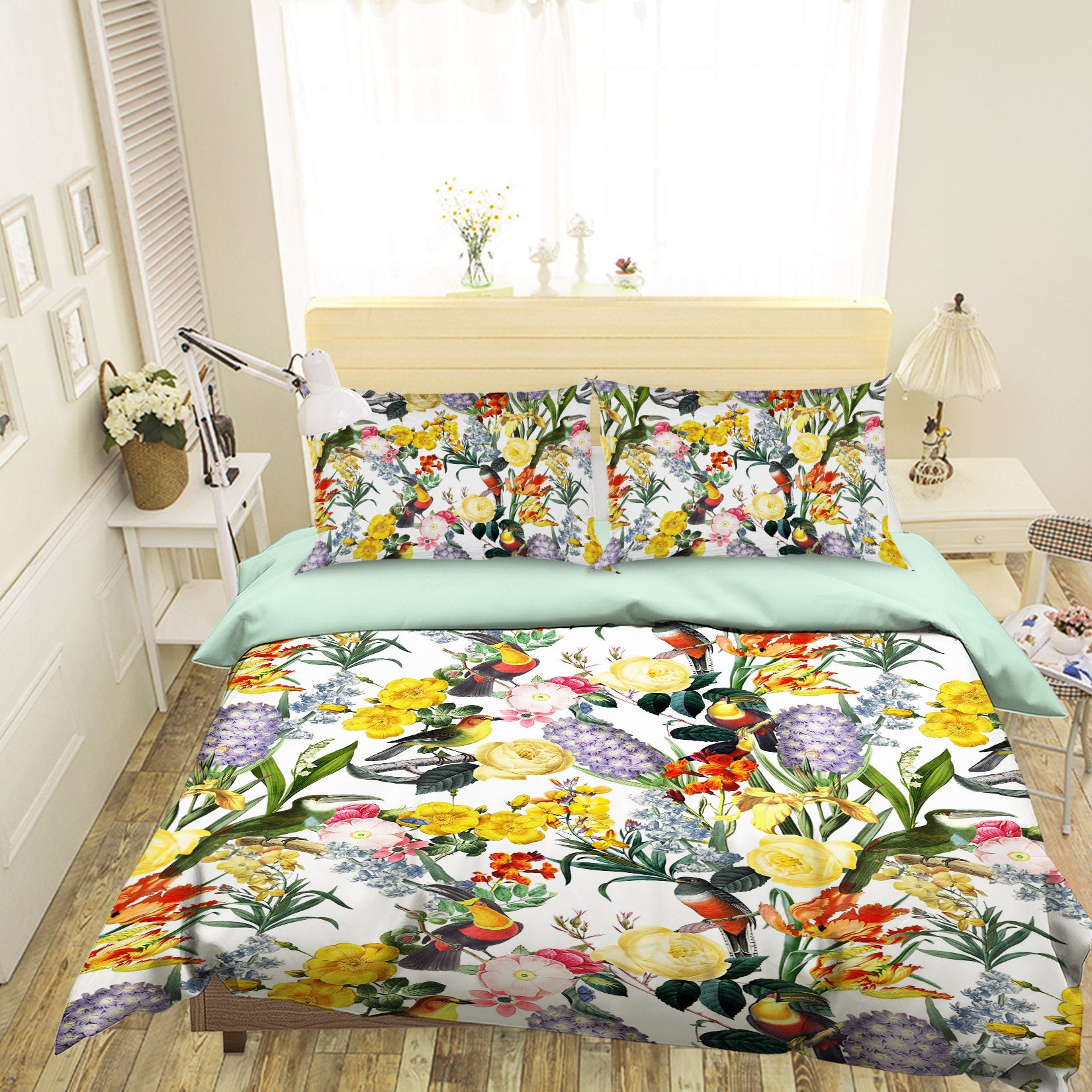 3D Fragrant Colored Flowers 146 Uta Naumann Bedding Bed Pillowcases Quilt