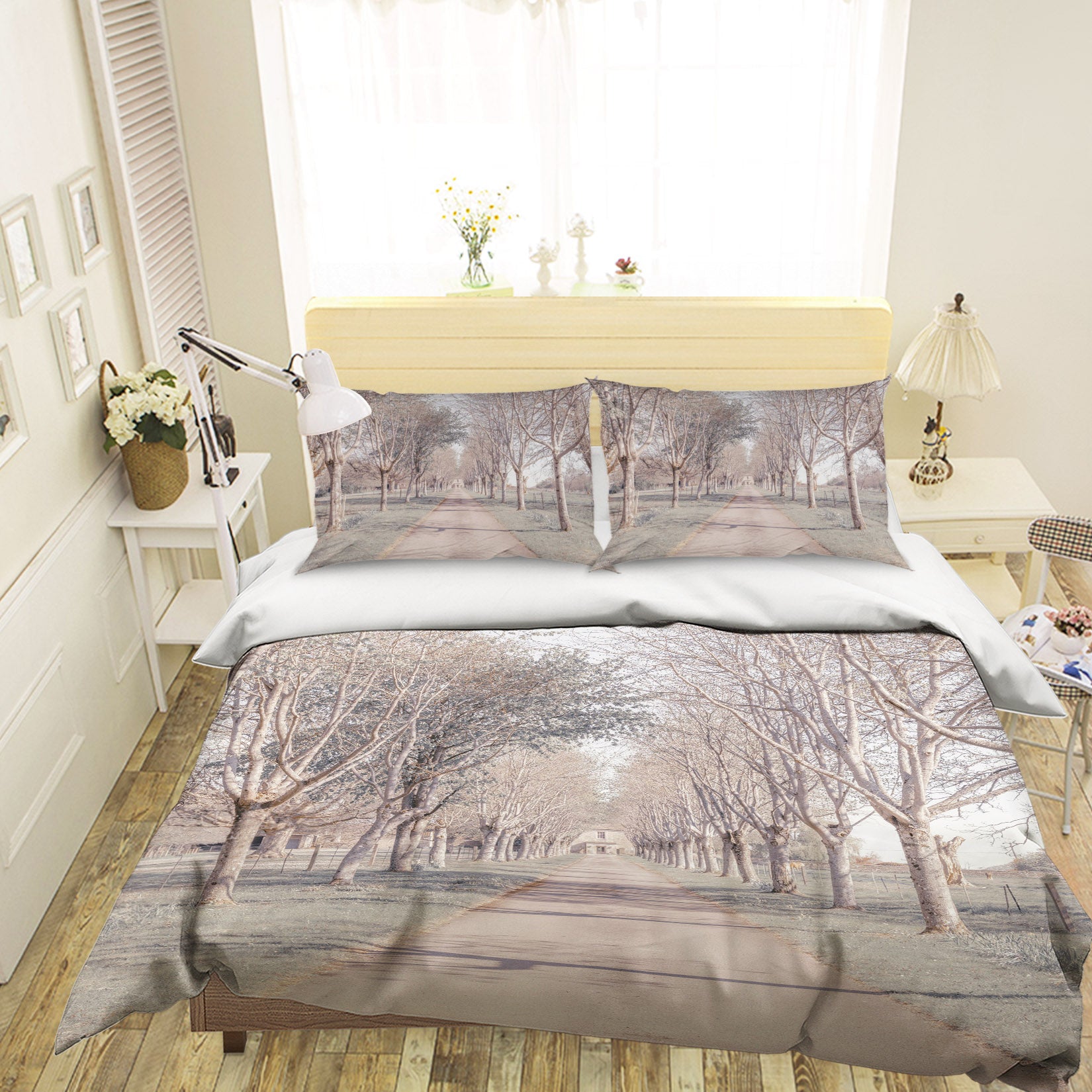 3D White Woods 7186 Assaf Frank Bedding Bed Pillowcases Quilt Cover Duvet Cover