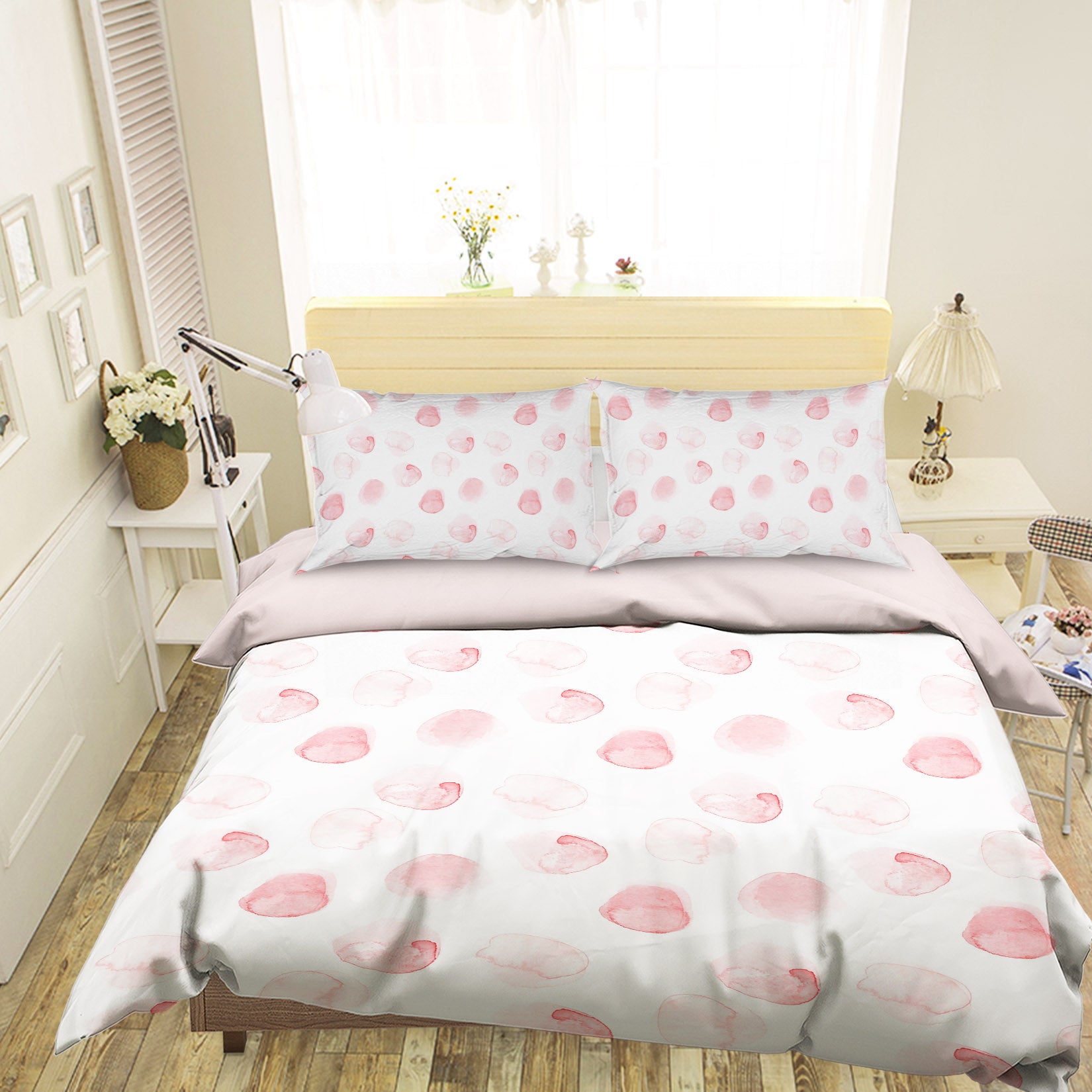3D Pink Petals 060 Uta Naumann Bedding Bed Pillowcases Quilt