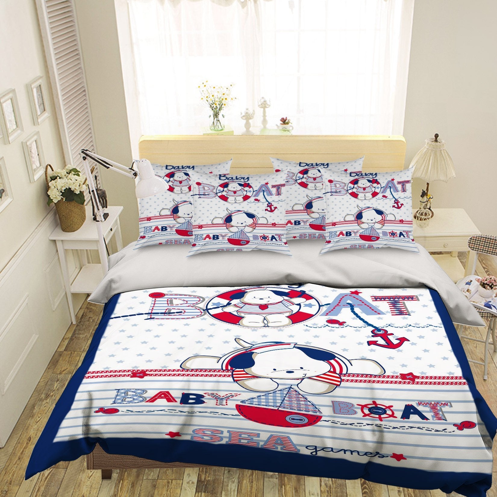3D Cartoon Bear 084 Bed Pillowcases Quilt Wallpaper AJ Wallpaper 