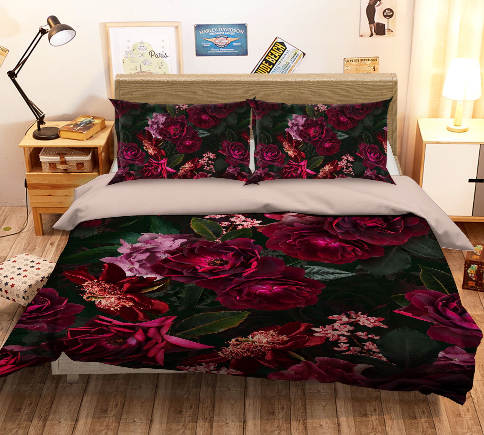 3D Flower Growth 151 Uta Naumann Bedding Bed Pillowcases Quilt