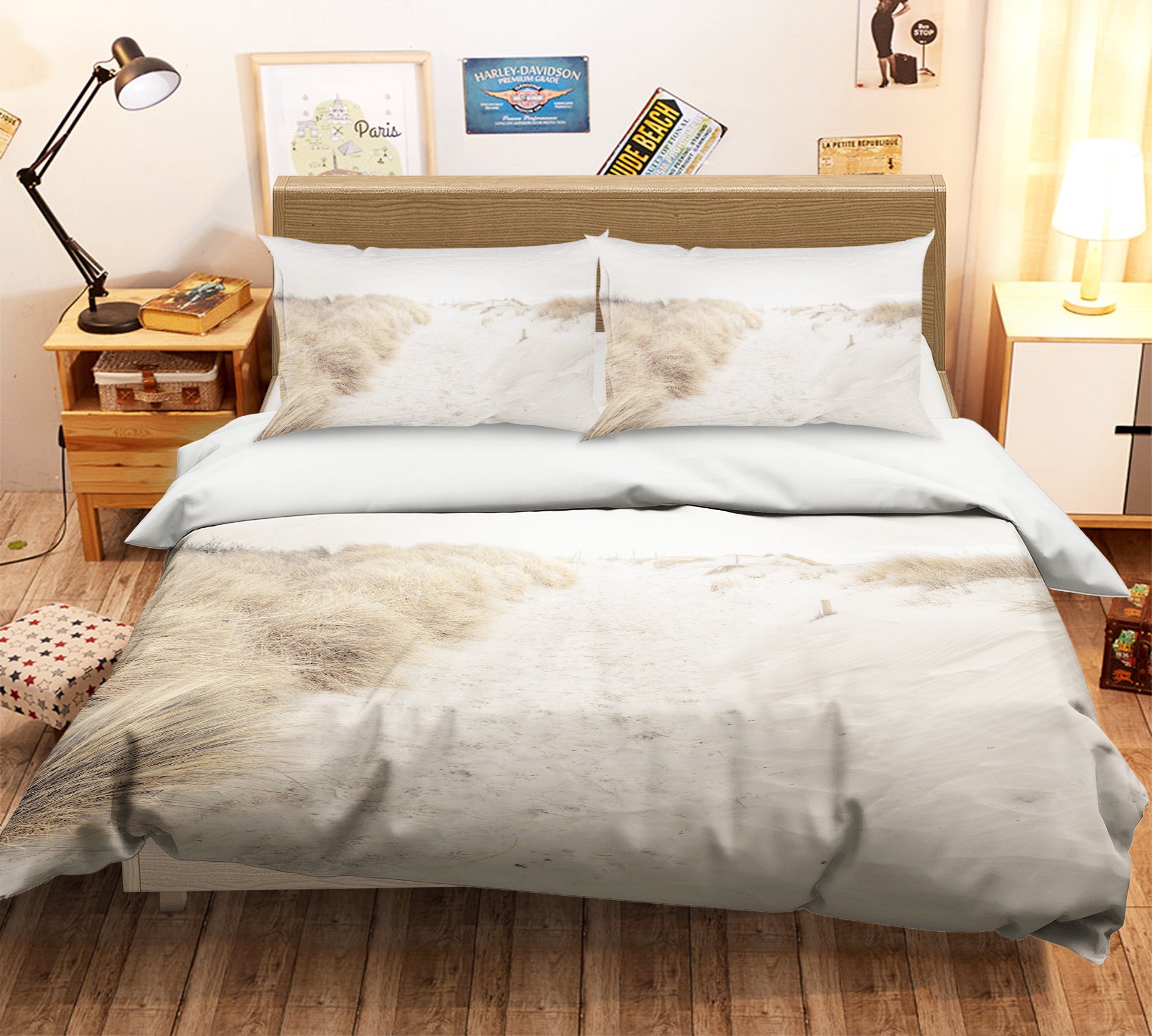 3D Beach Grass 1092 Assaf Frank Bedding Bed Pillowcases Quilt