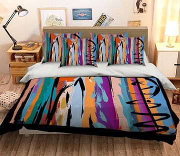 3D Colorful Paintd 178 Bed Pillowcases Quilt Wallpaper AJ Wallpaper 