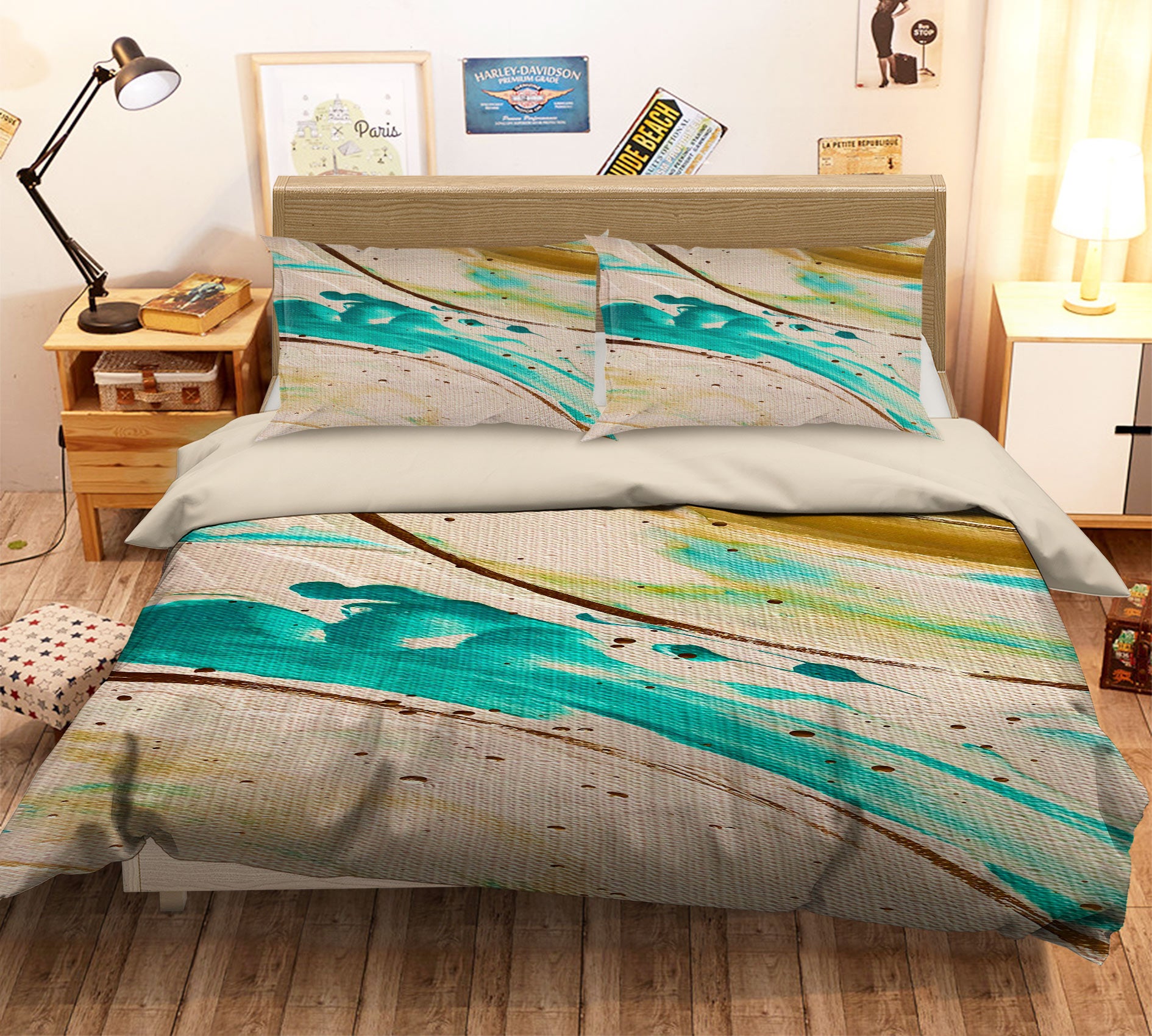 3D Watercolor 440 Skromova Marina Bedding Bed Pillowcases Quilt