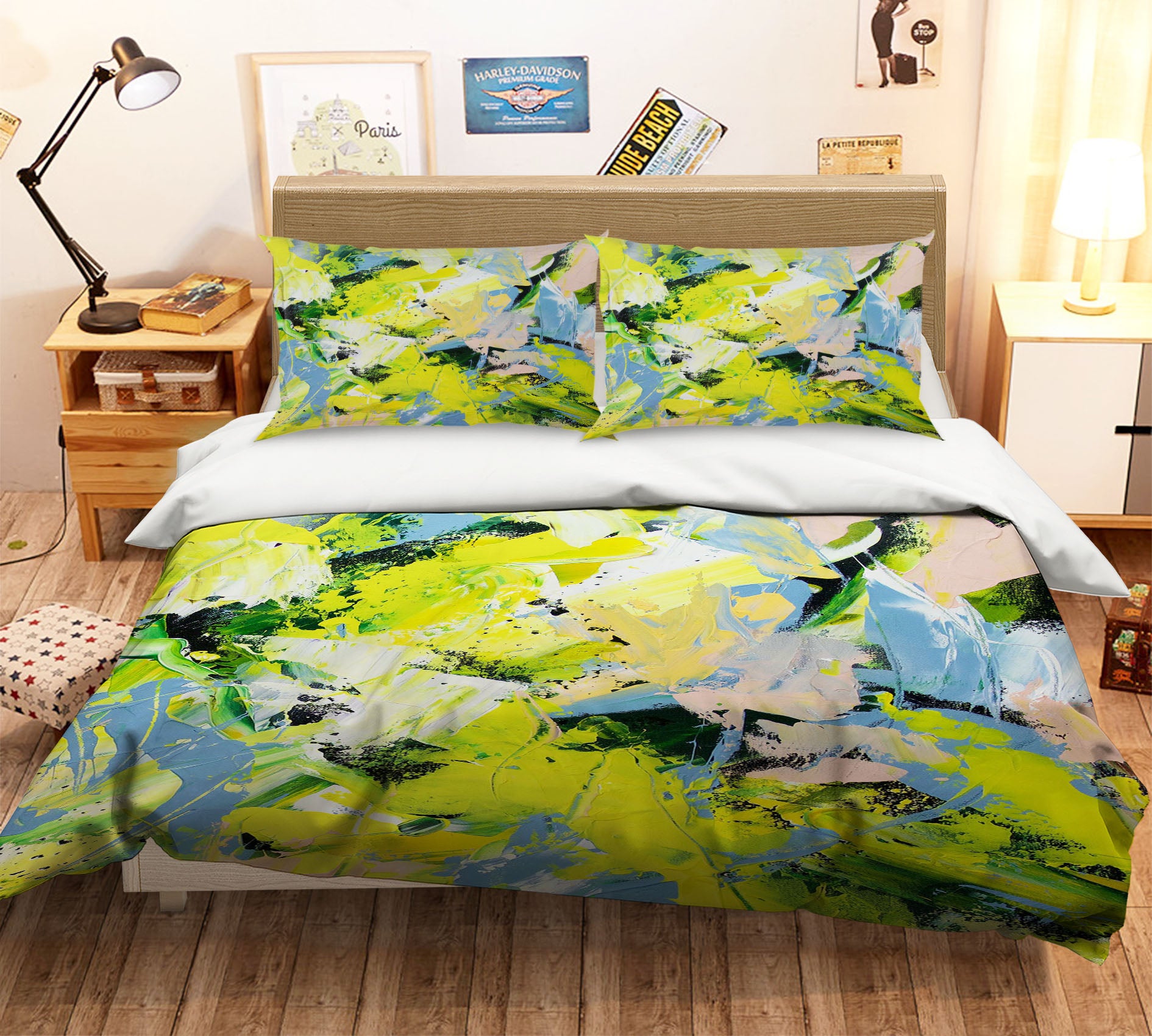 3D Spring Breeze 1134 Allan P. Friedlander Bedding Bed Pillowcases Quilt