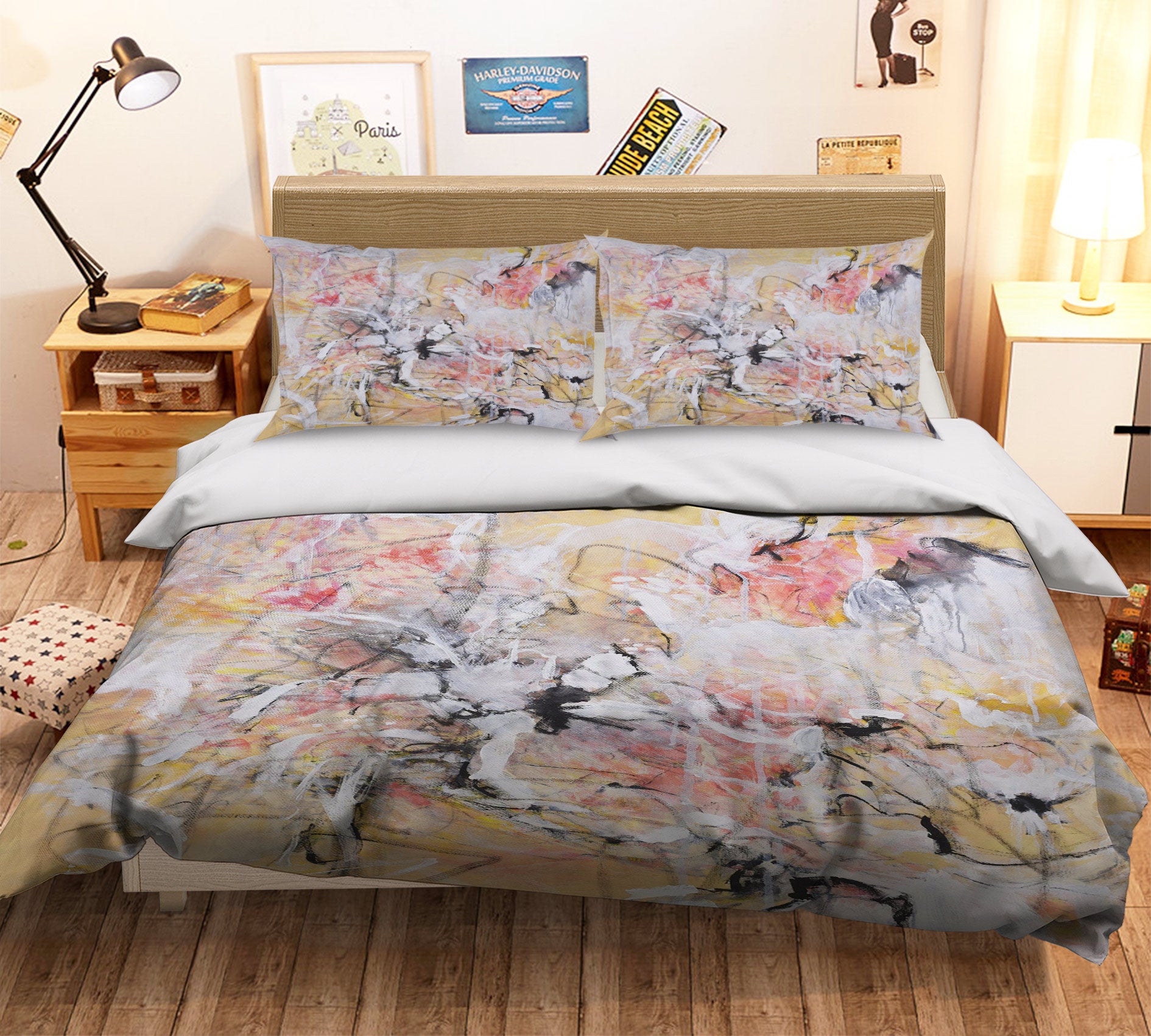 3D Painted Graffiti 1163 Misako Chida Bedding Bed Pillowcases Quilt Cover Duvet Cover