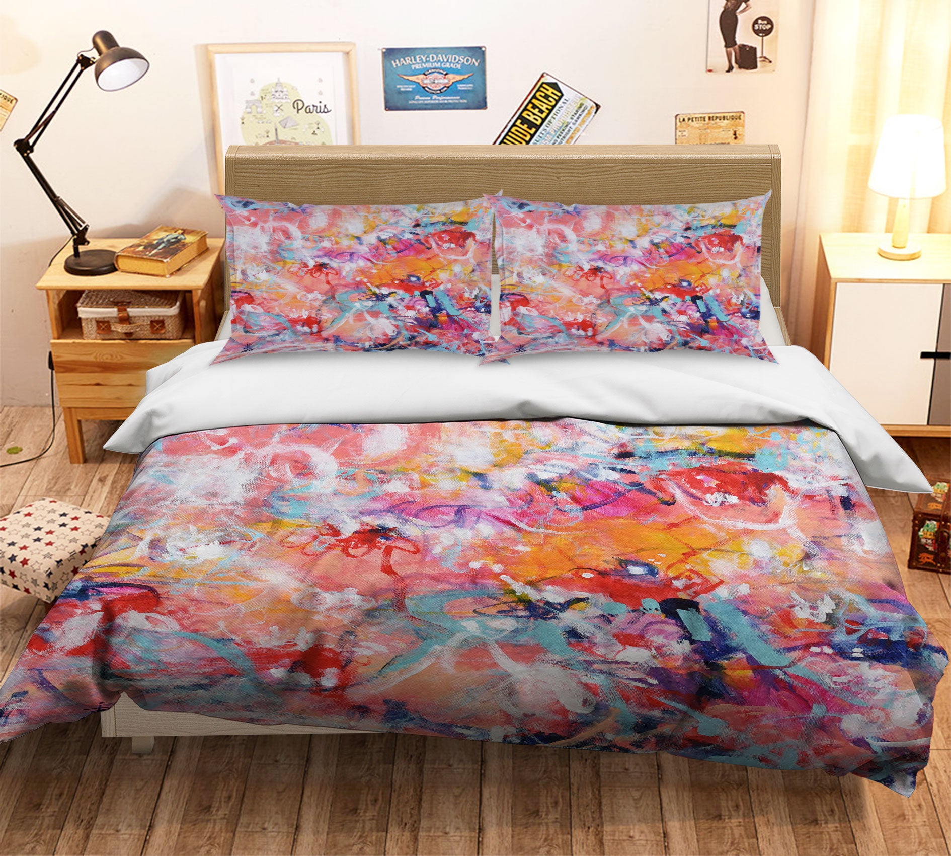 3D Painted Graffiti 1241 Misako Chida Bedding Bed Pillowcases Quilt Cover Duvet Cover