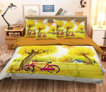 3D Autumn Maple 175 Bed Pillowcases Quilt Wallpaper AJ Wallpaper 
