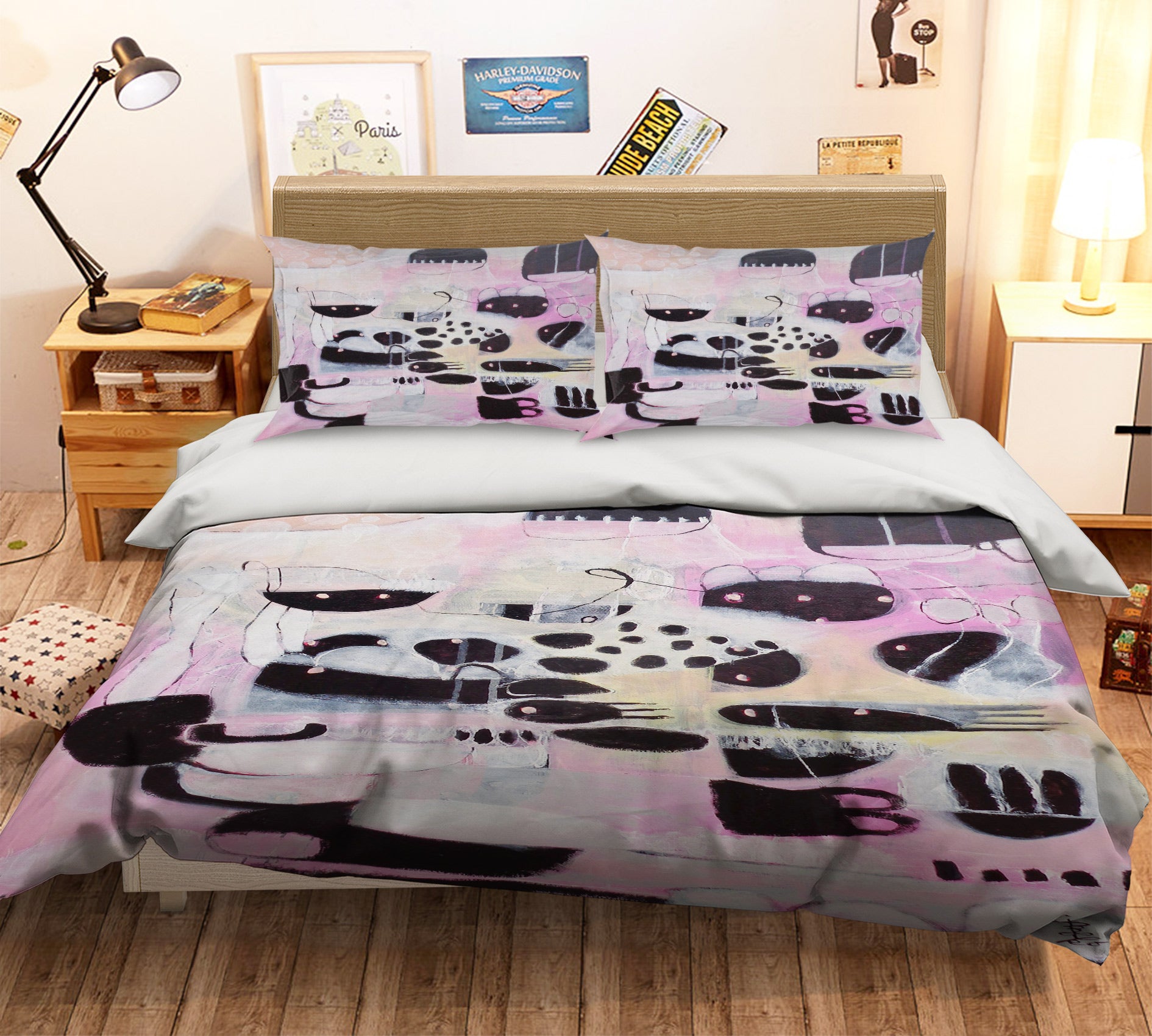 3D Cute Panda 1240 Misako Chida Bedding Bed Pillowcases Quilt Cover Duvet Cover