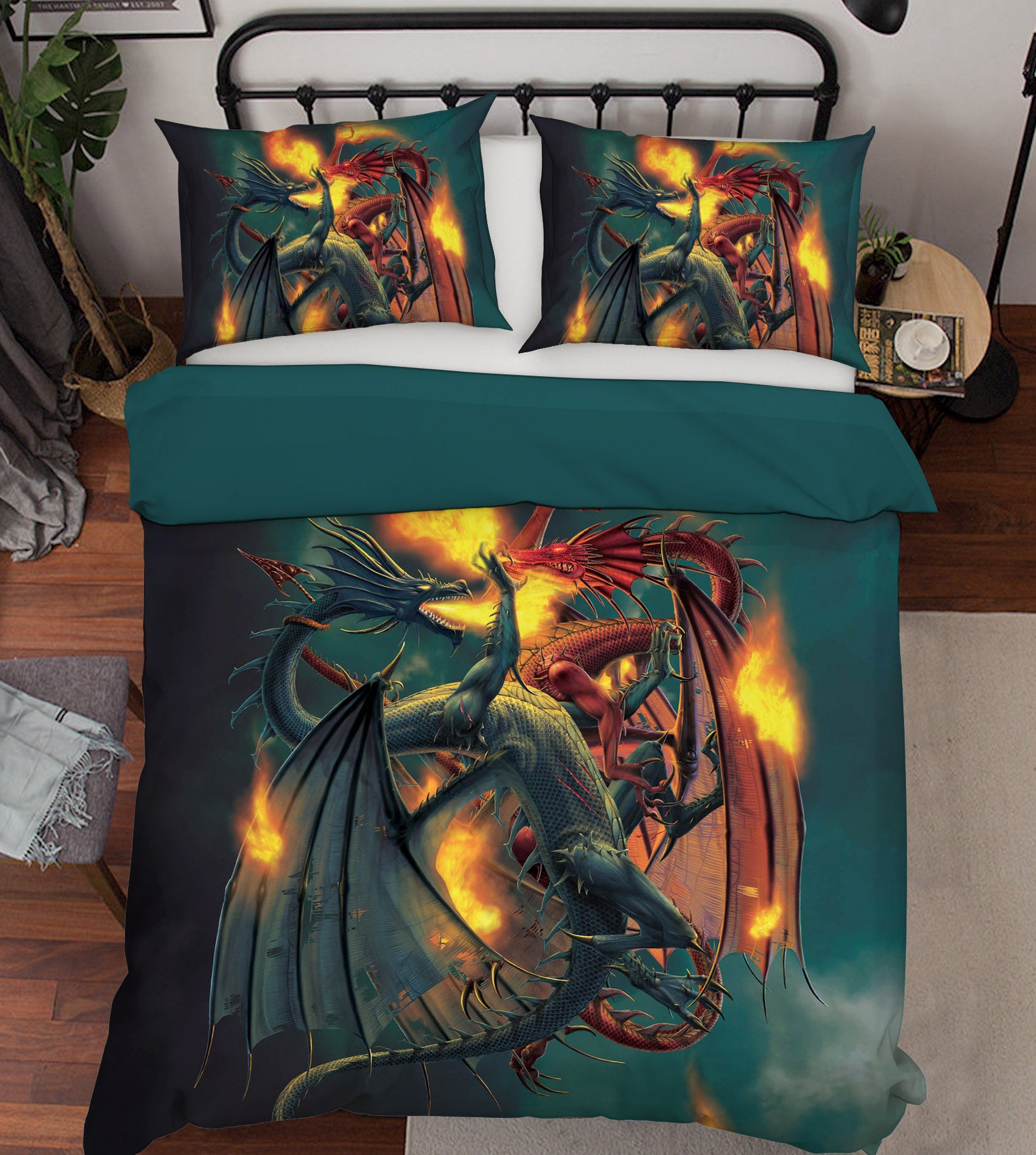 3D Clash Of The Titans 031 Bed Pillowcases Quilt Exclusive Designer Vincent