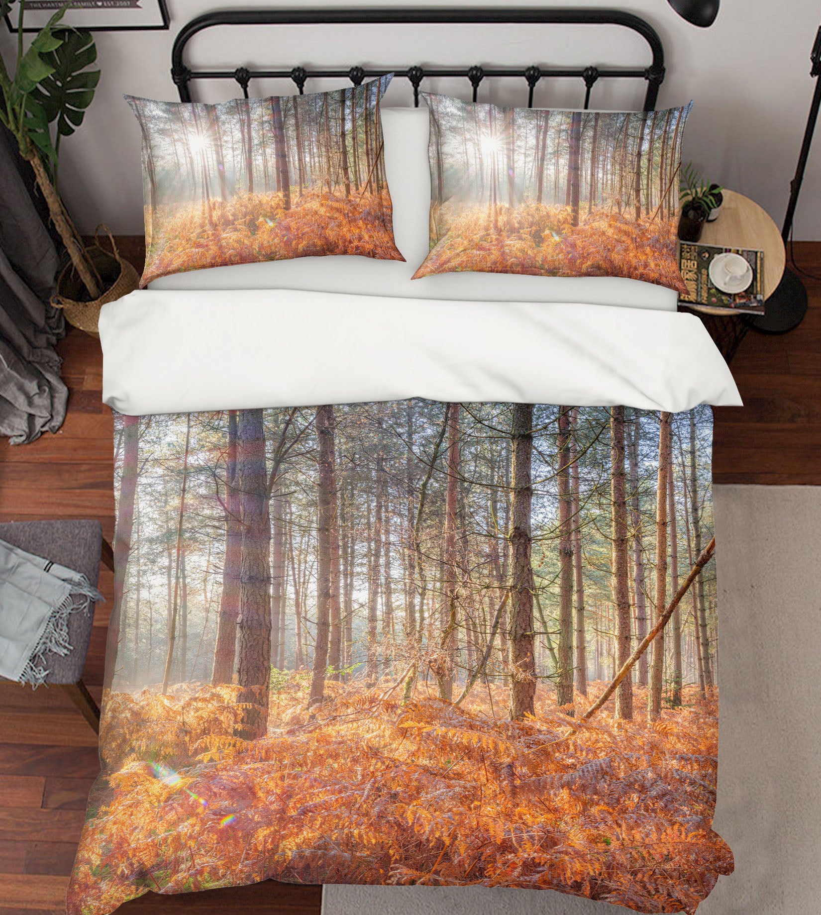 3D Yellow Leaves 7234 Assaf Frank Bedding Bed Pillowcases Quilt Cover Duvet Cover