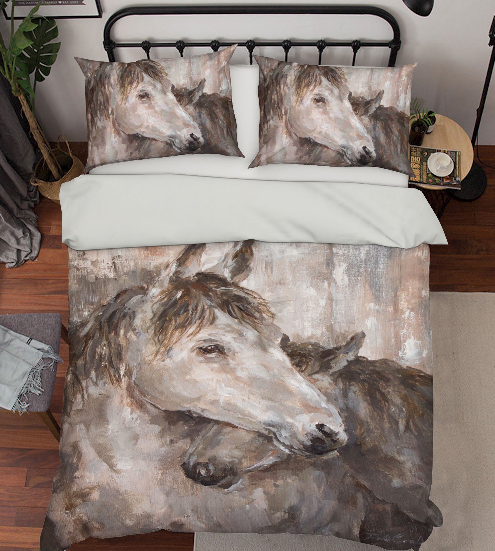 3D Horse 2148 Debi Coules Bedding Bed Pillowcases Quilt
