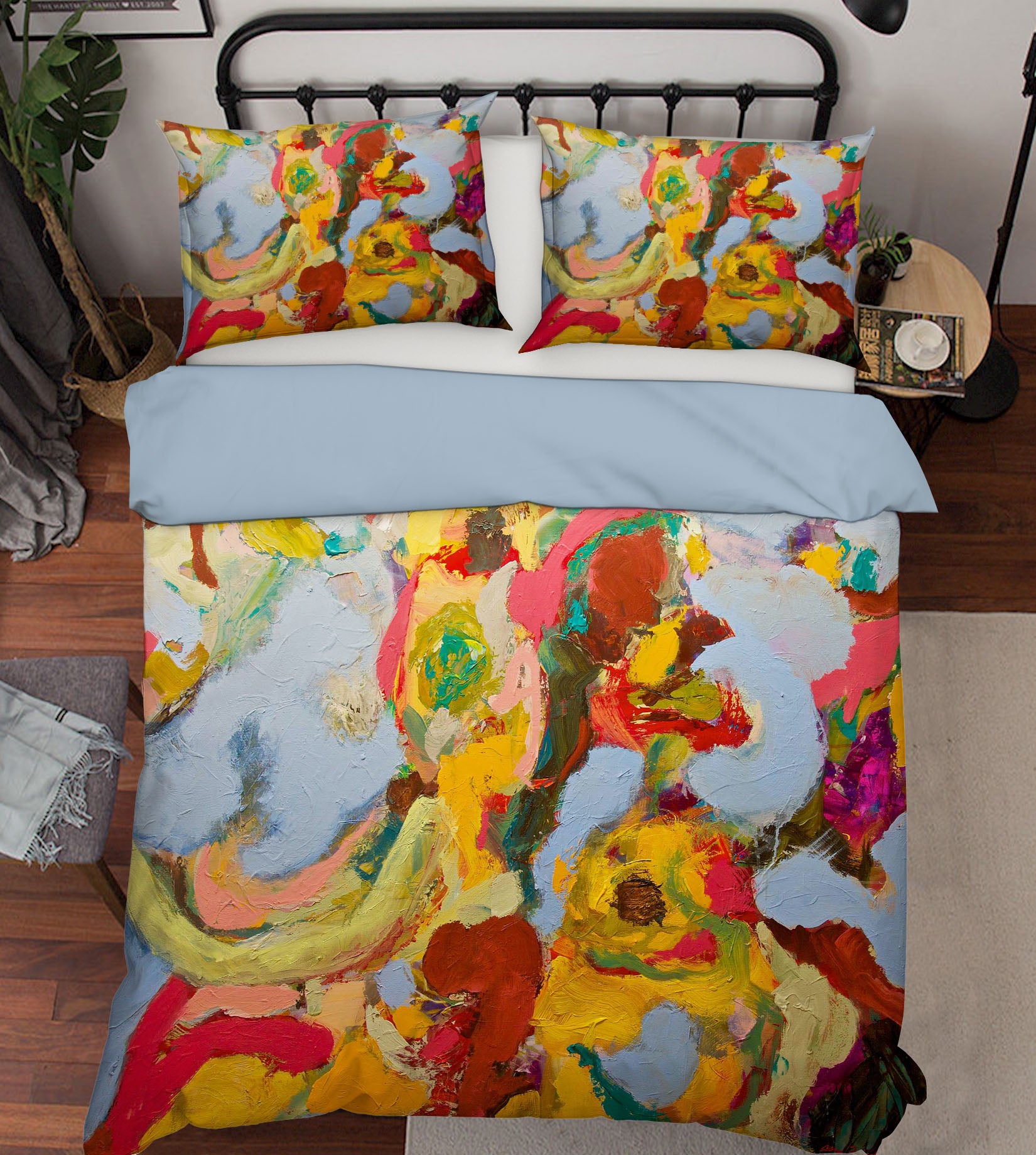 3D Flower Season 1067 Allan P. Friedlander Bedding Bed Pillowcases Quilt