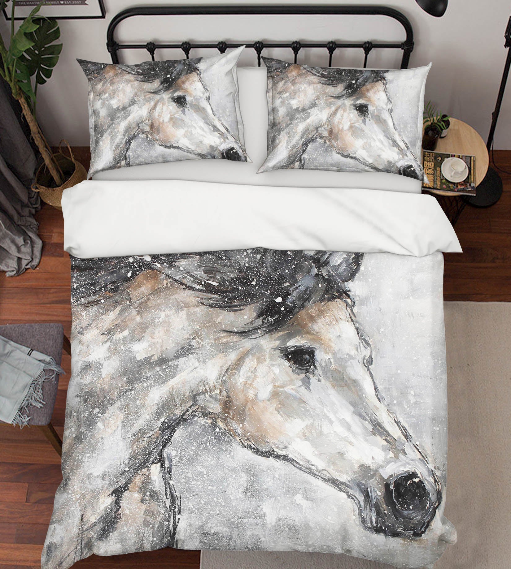 3D Horse Painting 130 Debi Coules Bedding Bed Pillowcases Quilt