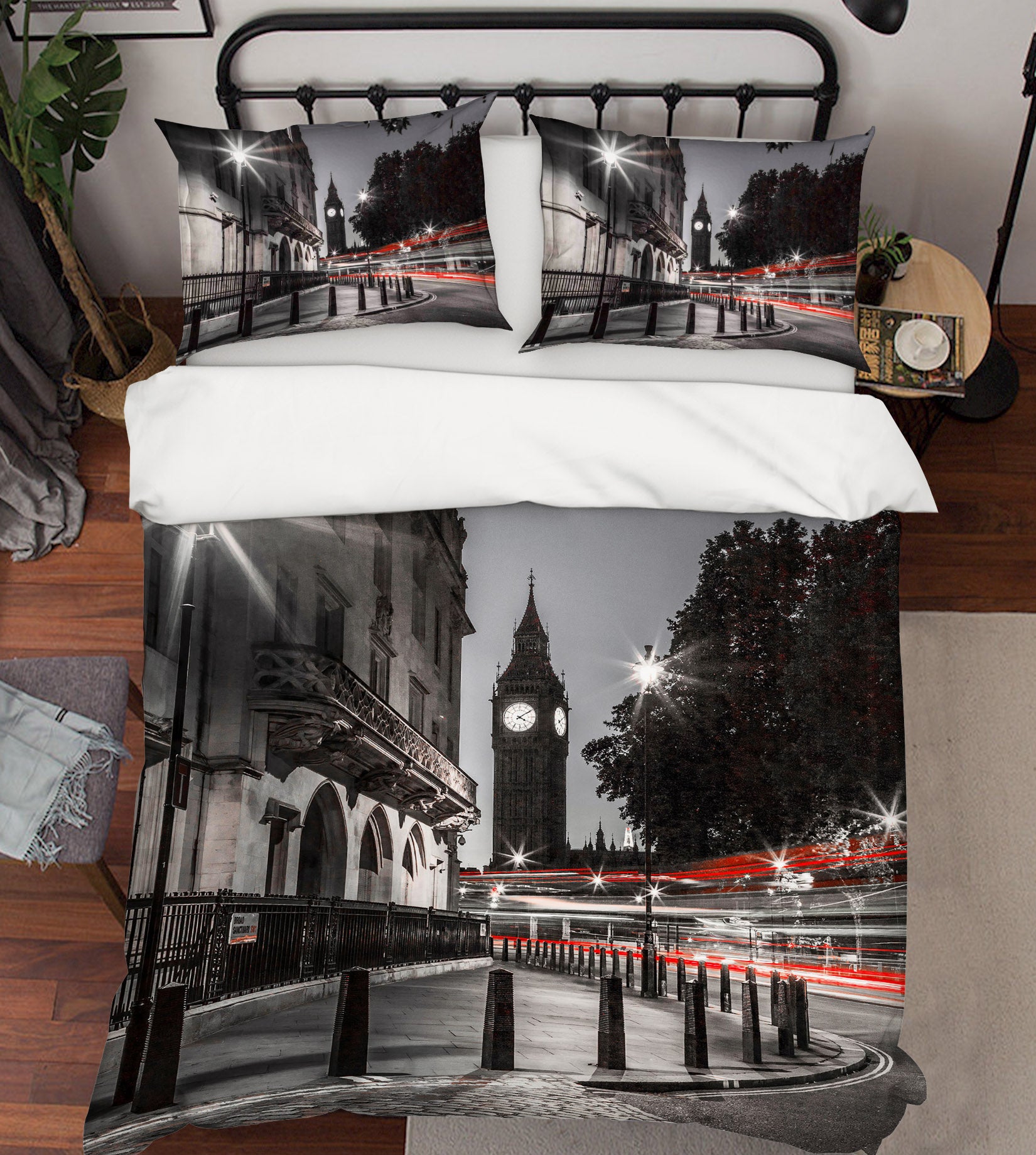3D Bell Tower Street 8633 Assaf Frank Bedding Bed Pillowcases Quilt