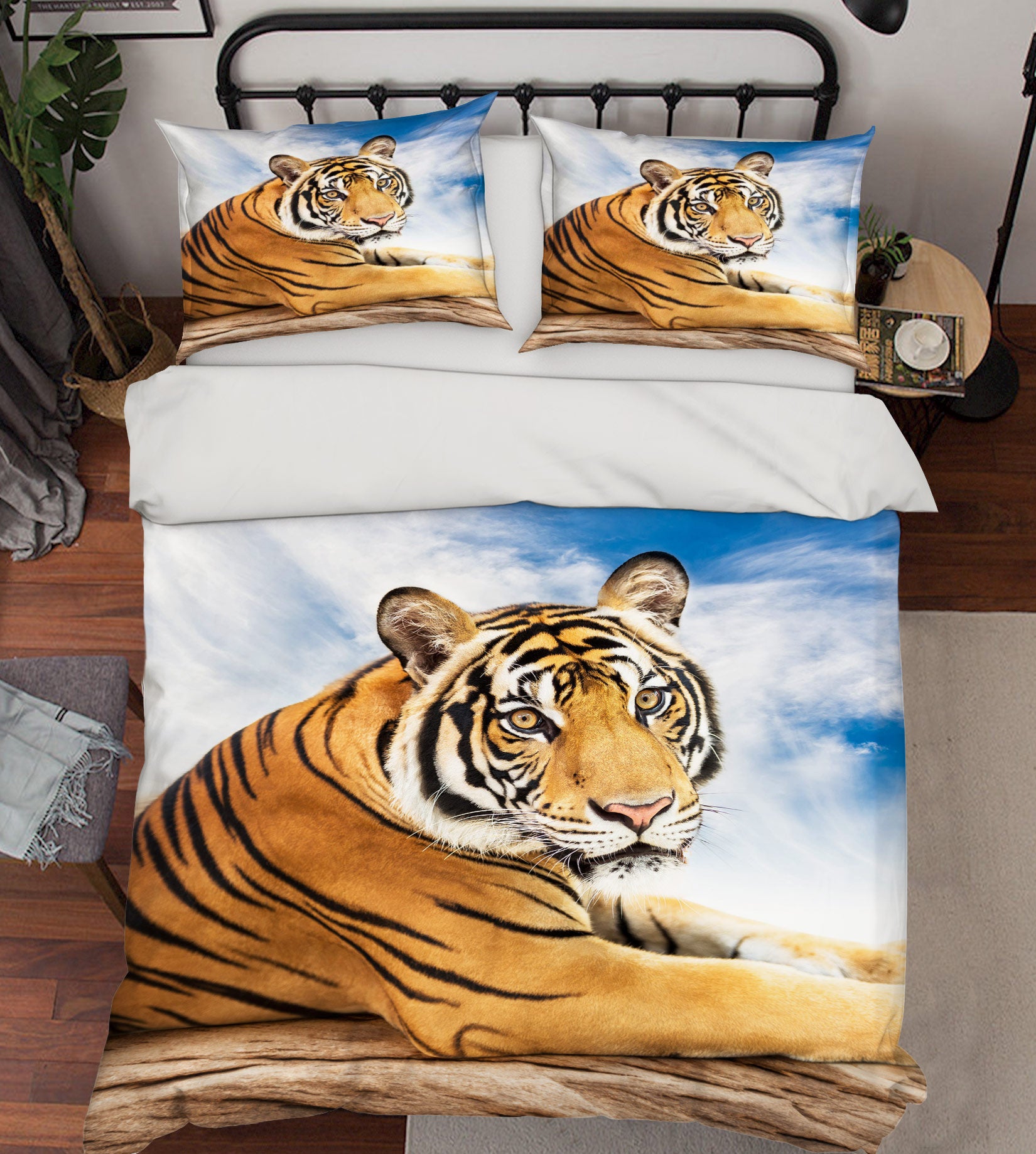 3D Tiger 72028 Bed Pillowcases Quilt