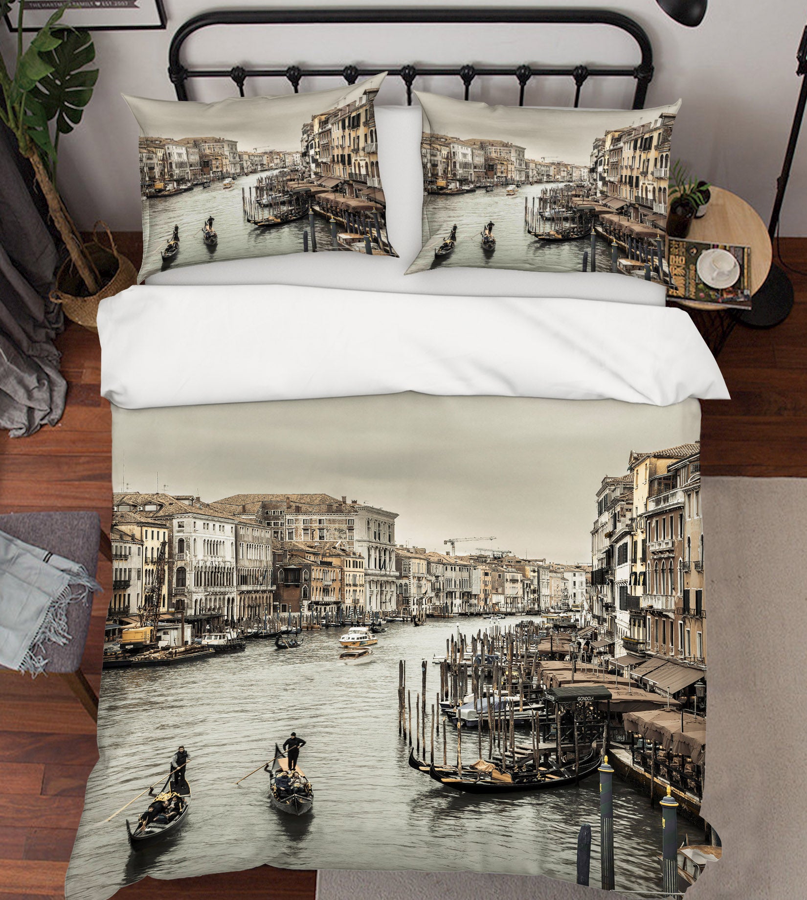 3D River Boat 85182 Assaf Frank Bedding Bed Pillowcases Quilt