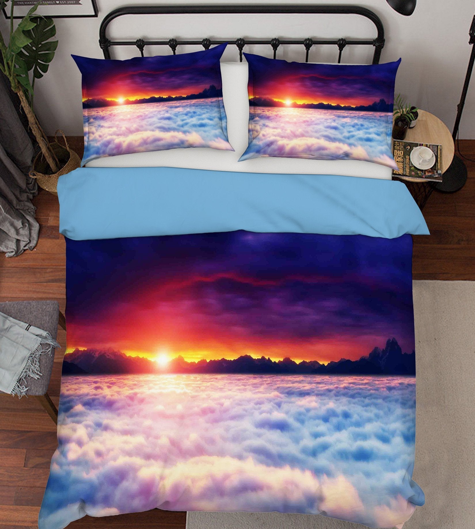 3D Sunset Sea 163 Bed Pillowcases Quilt Wallpaper AJ Wallpaper 