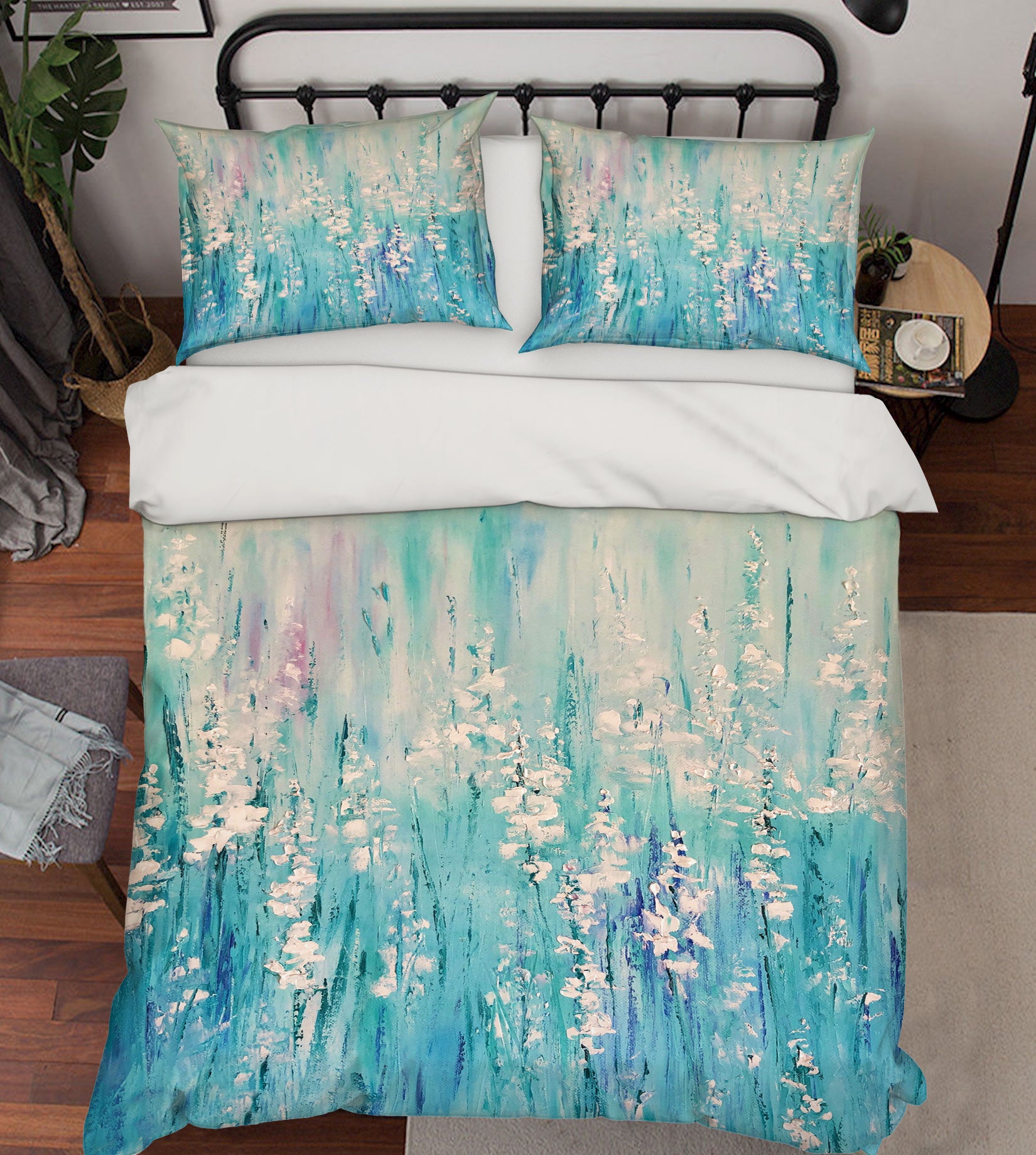 3D White Wildflowers 499 Skromova Marina Bedding Bed Pillowcases Quilt
