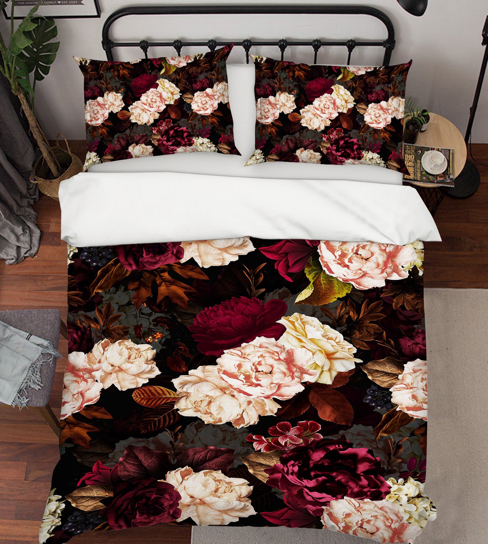 3D Blooming Peony 142 Uta Naumann Bedding Bed Pillowcases Quilt