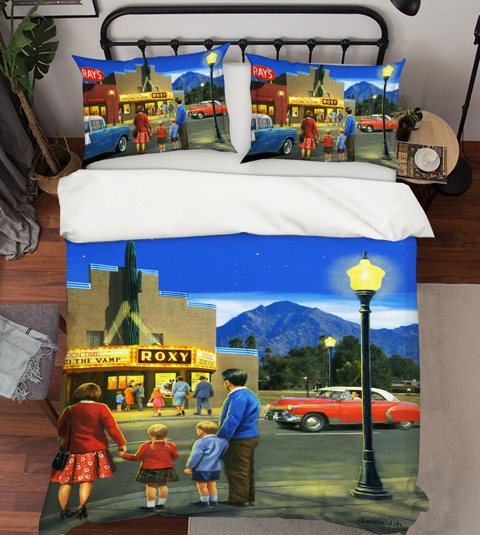 3D Street Light Car 12539 Kevin Walsh Bedding Bed Pillowcases Quilt