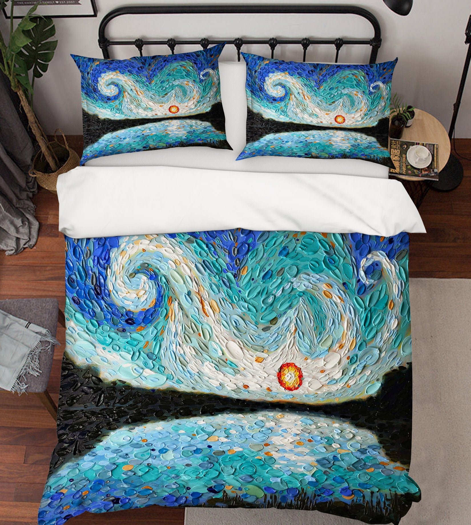 3D Abstract Art Painting 2018 Dena Tollefson bedding Bed Pillowcases Quilt Quiet Covers AJ Creativity Home 