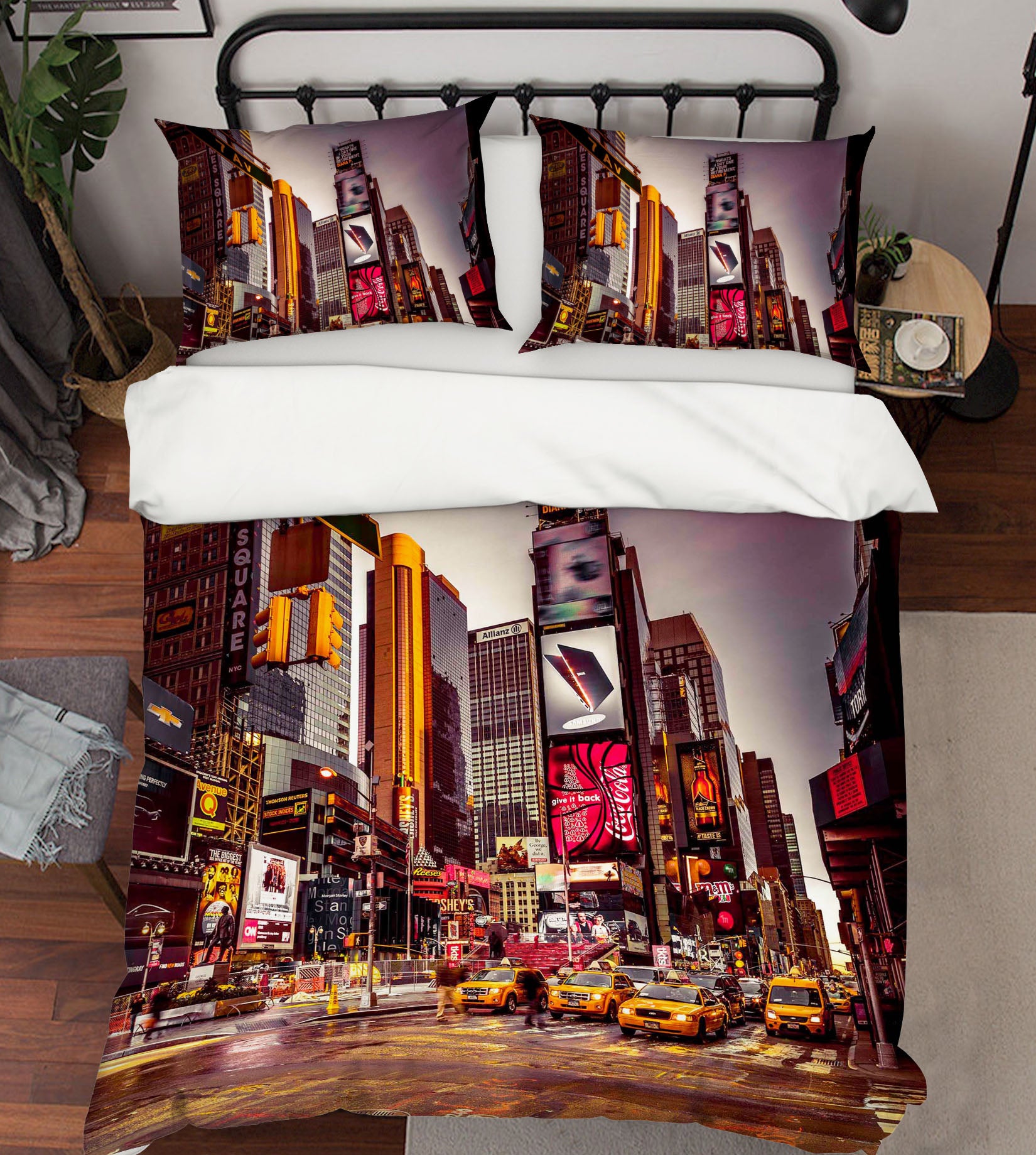 3D Paris Street 2007 Assaf Frank Bedding Bed Pillowcases Quilt