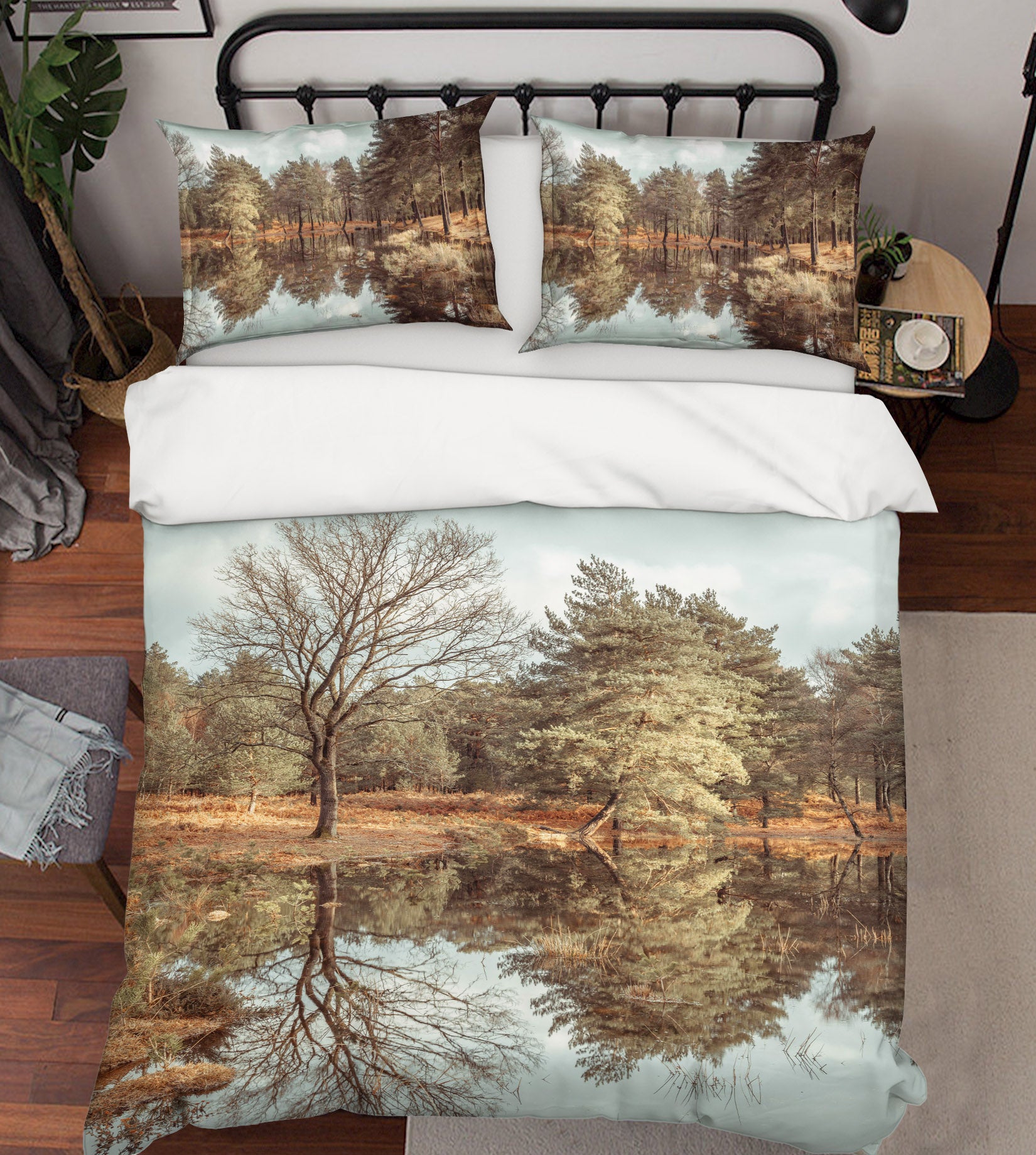 3D Forest Creek 7170 Assaf Frank Bedding Bed Pillowcases Quilt Cover Duvet Cover