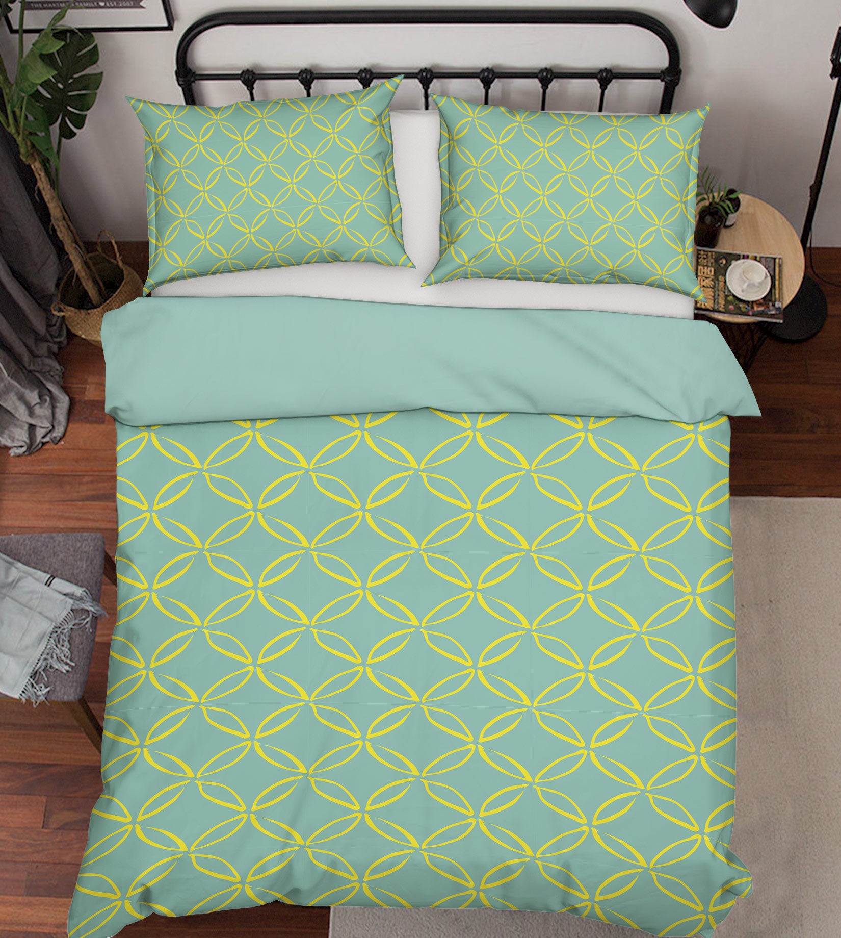 3D Green Pattern 10973 Kashmira Jayaprakash Bedding Bed Pillowcases Quilt