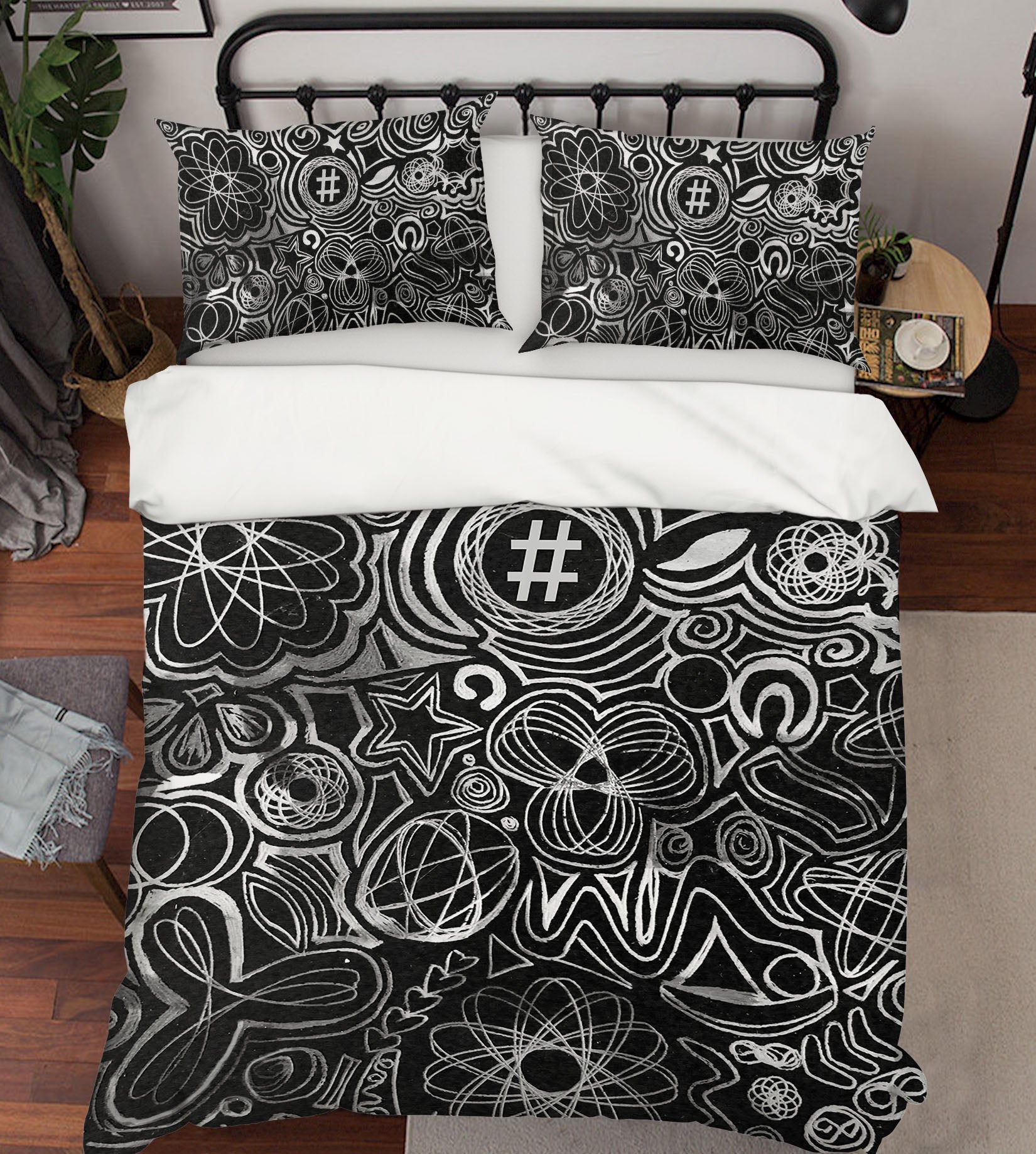 3D Line Pattern 2008 Shandra Smith Bedding Bed Pillowcases Quilt