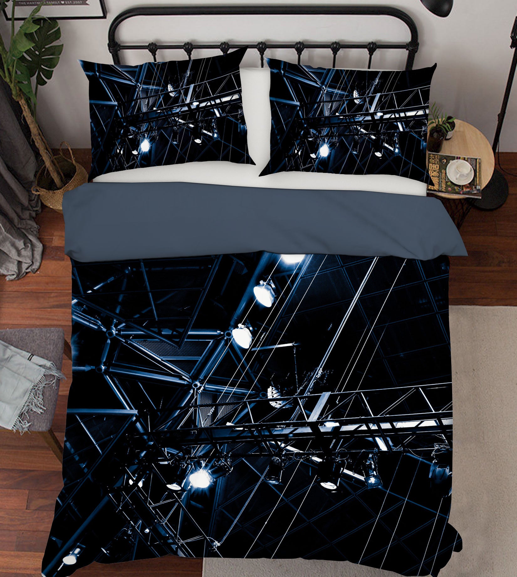 3D Night Light 2005 Noirblanc777 Bedding Bed Pillowcases Quilt