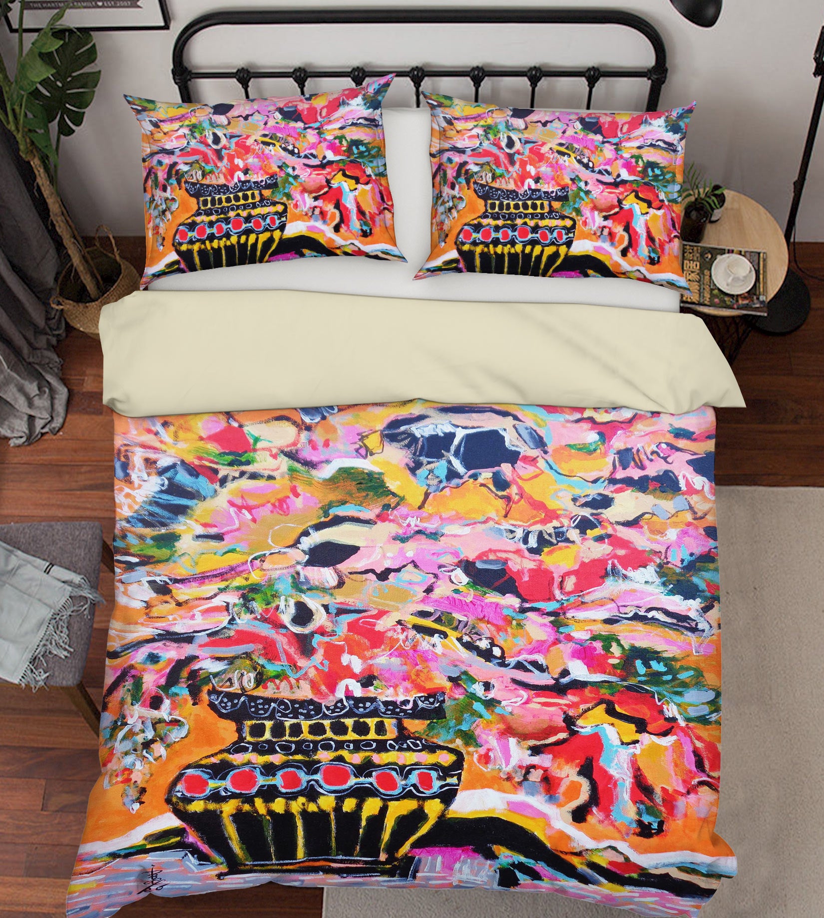 3D Art Vase Flower 1149 Misako Chida Bedding Bed Pillowcases Quilt Cover Duvet Cover