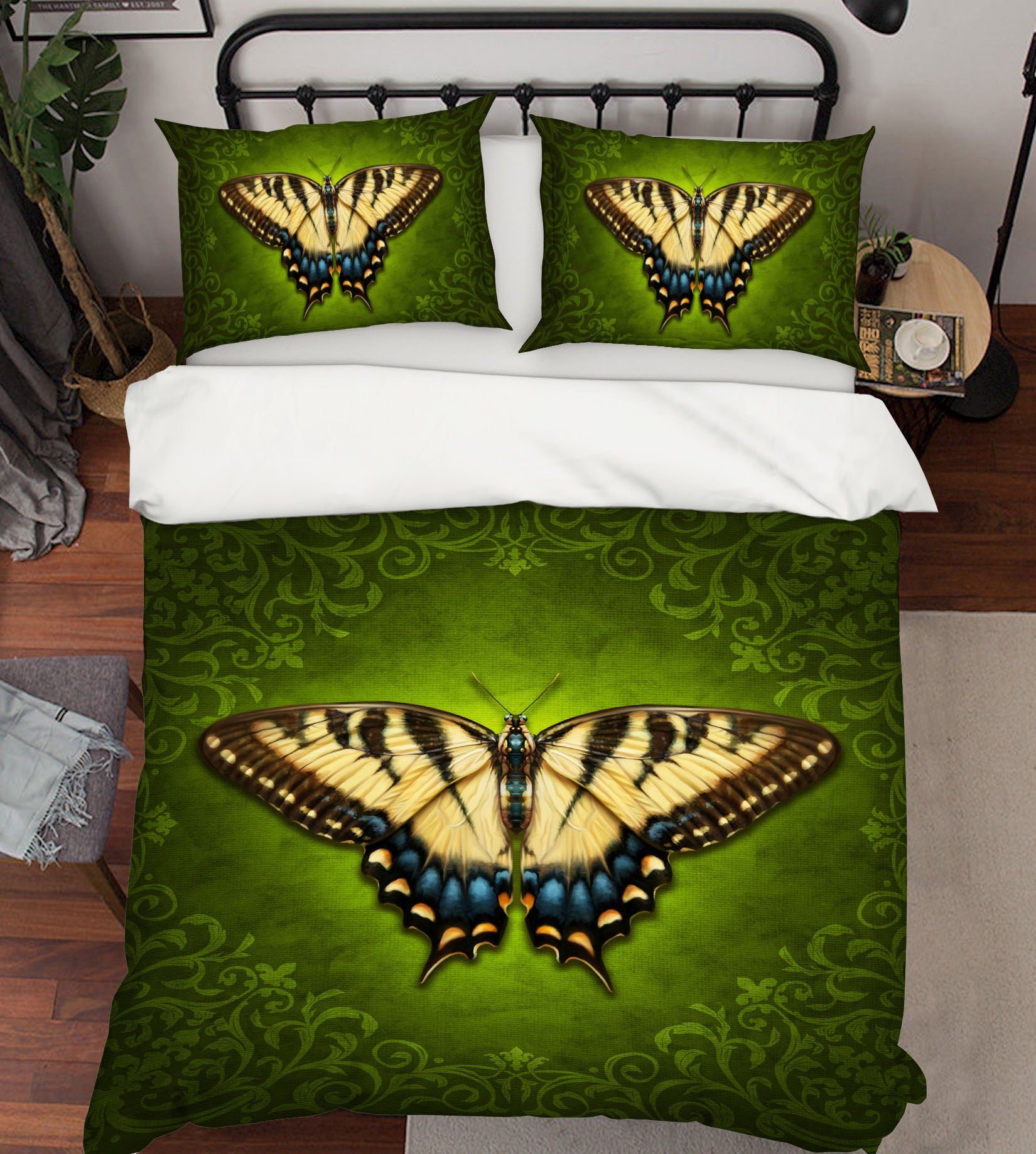 3D Butterfly Pattern 8833 Brigid Ashwood Bedding Bed Pillowcases Quilt Cover Duvet Cover