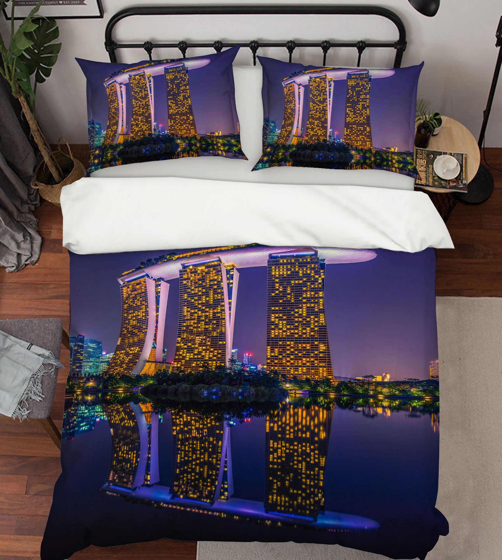 3D Marina Bay Sands 045 Marco Carmassi Bedding Bed Pillowcases Quilt