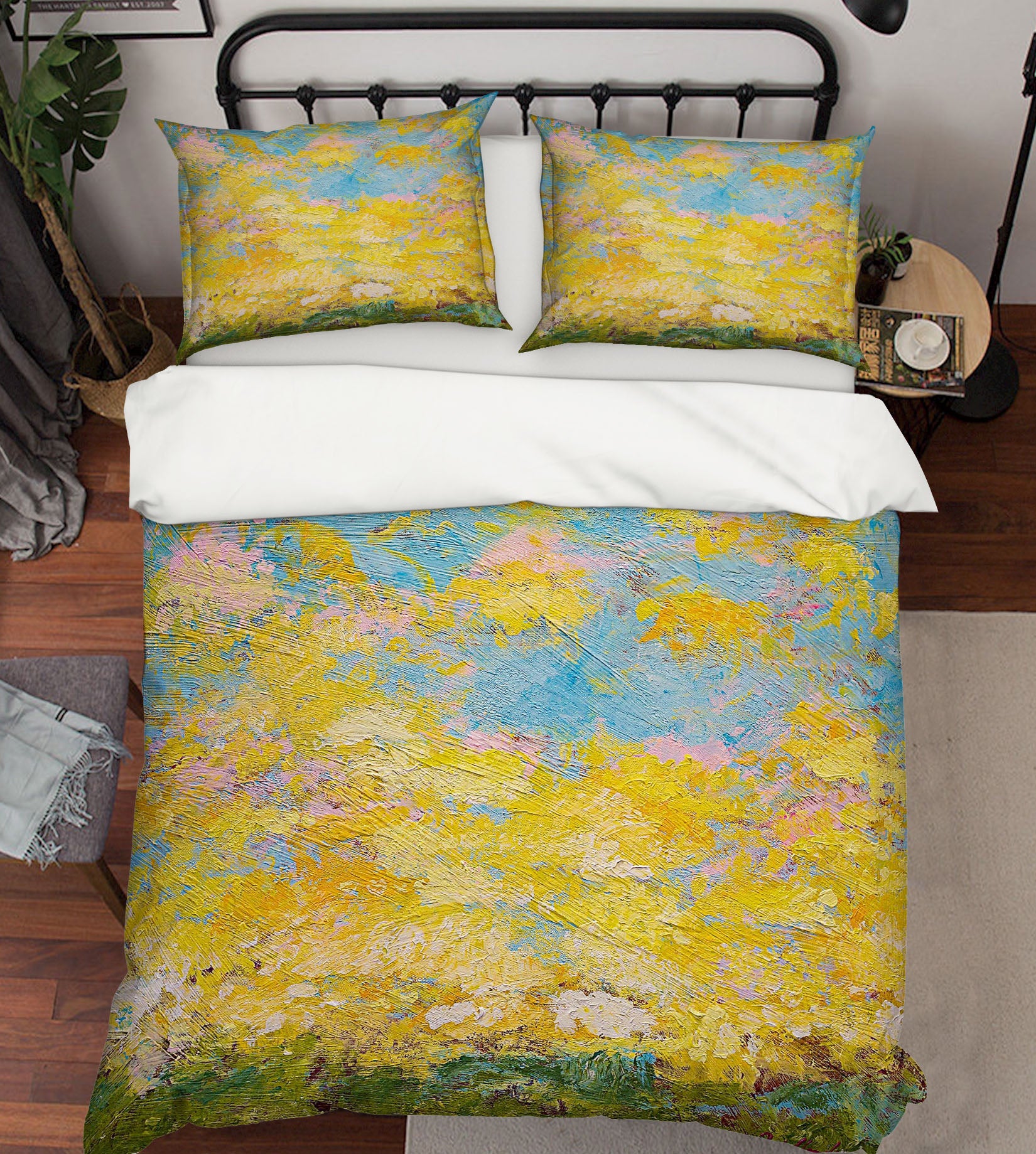 3D Yellow Paint 1064 Allan P. Friedlander Bedding Bed Pillowcases Quilt