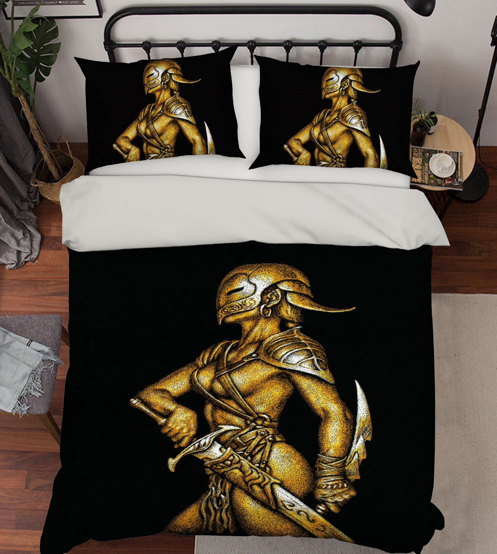 3D Mask Man 6221 Ciruelo Bedding Bed Pillowcases Quilt