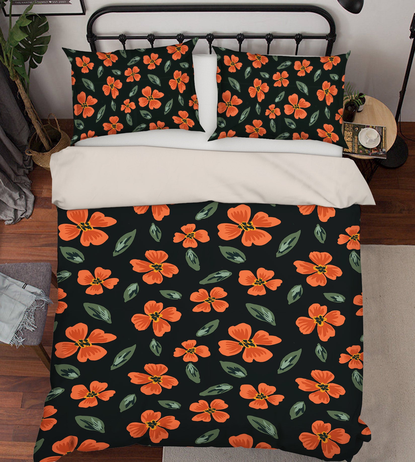 3D Red Flowers 109106 Kashmira Jayaprakash Bedding Bed Pillowcases Quilt