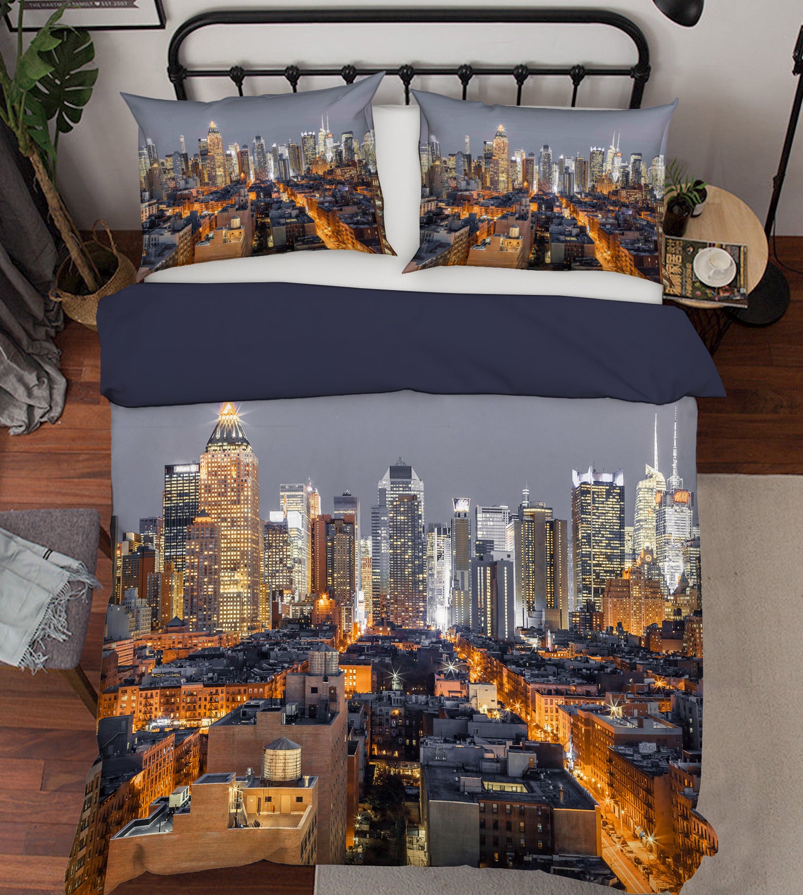 3D New York Neon 1034 Assaf Frank Bedding Bed Pillowcases Quilt