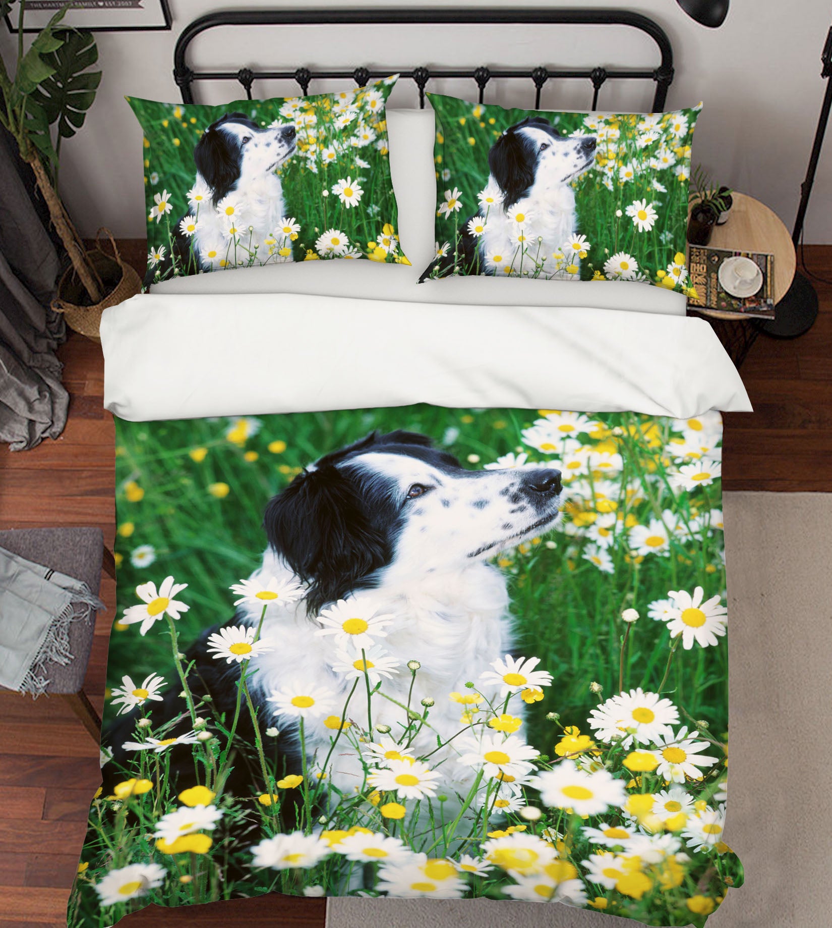 3D Fresh Chrysanthemum 1901 Bed Pillowcases Quilt